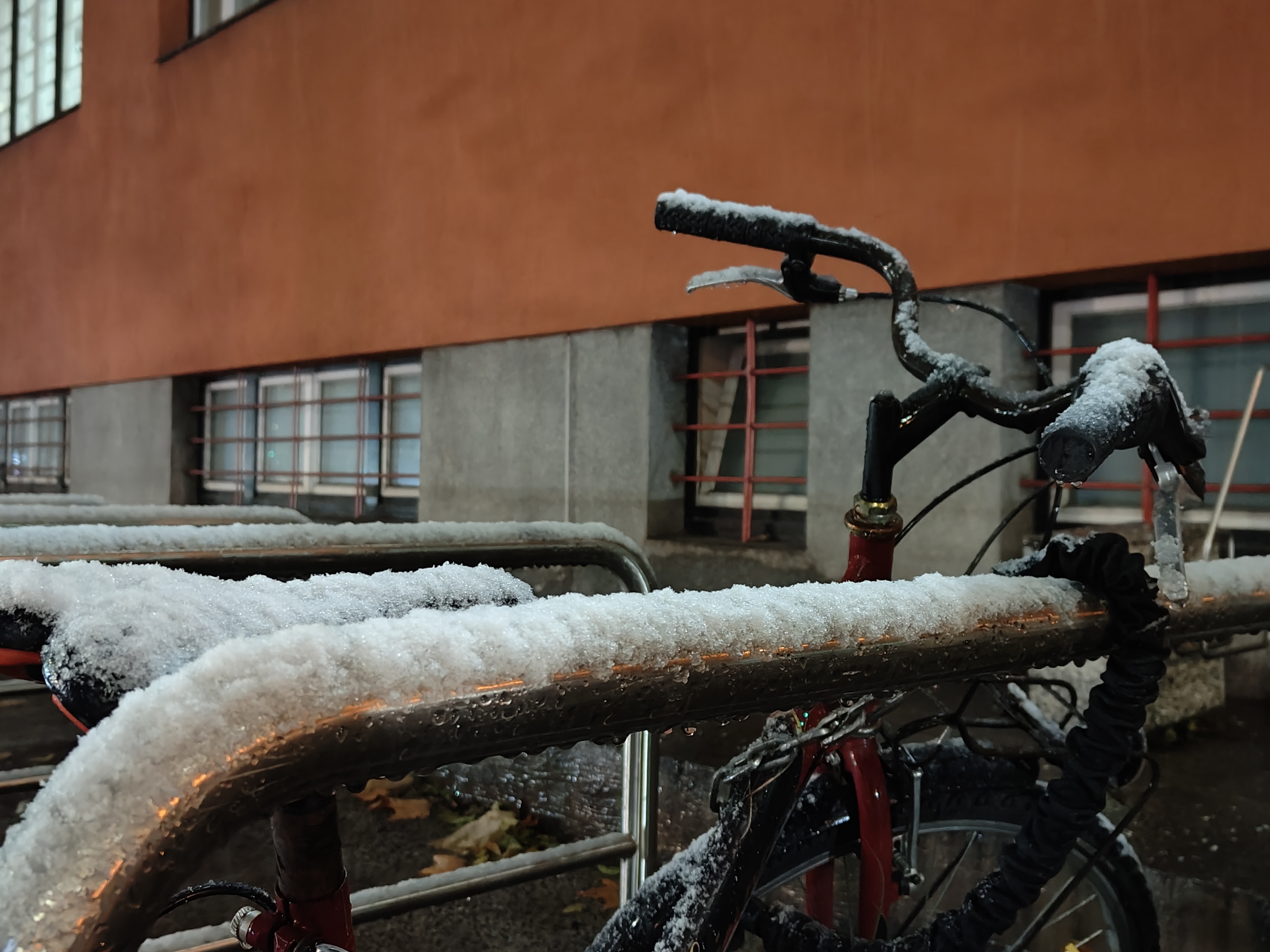 Prvi letošnji sneg, Ljubljana 