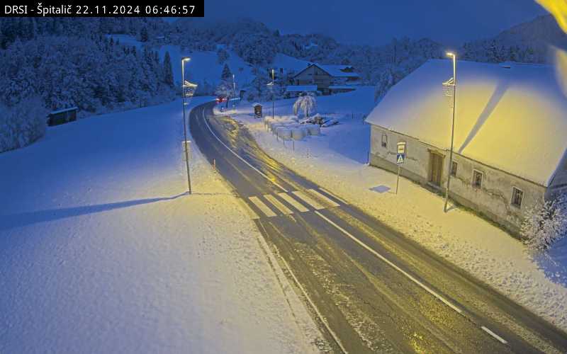 Sneg na Špitaliču, SNEG, CESTA