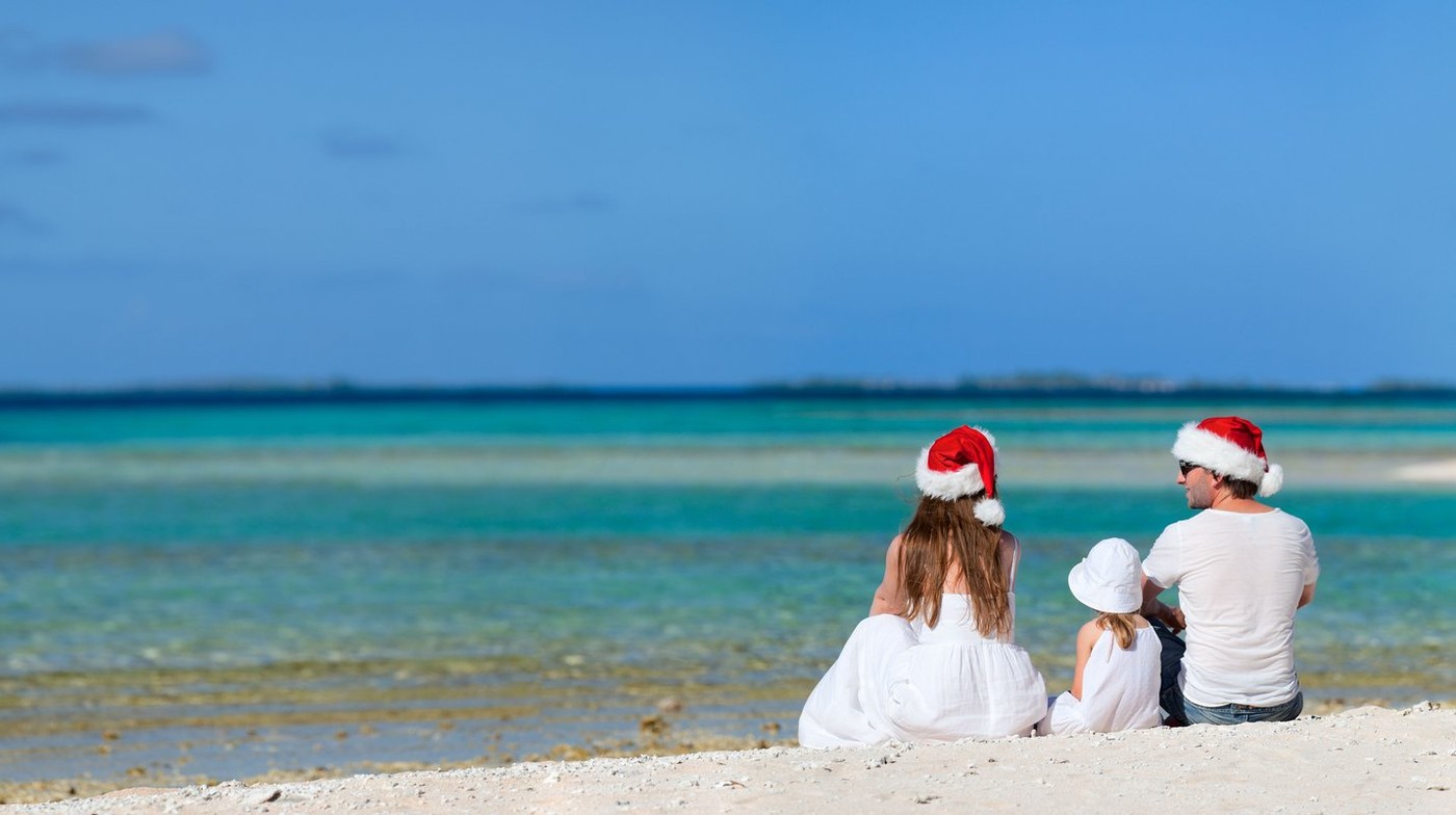 Tropski božič, plaža