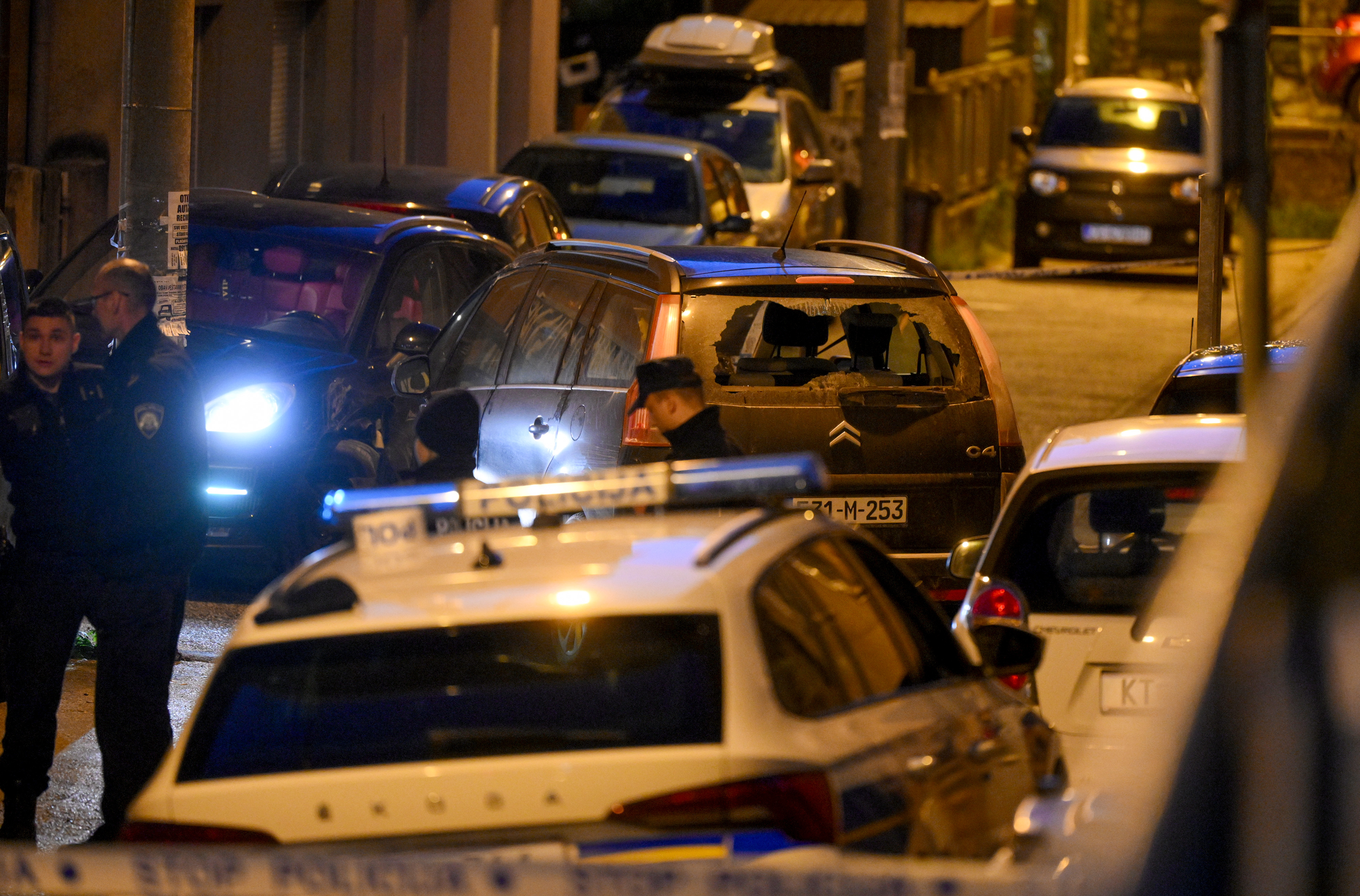 zagreb, policija, streljanje