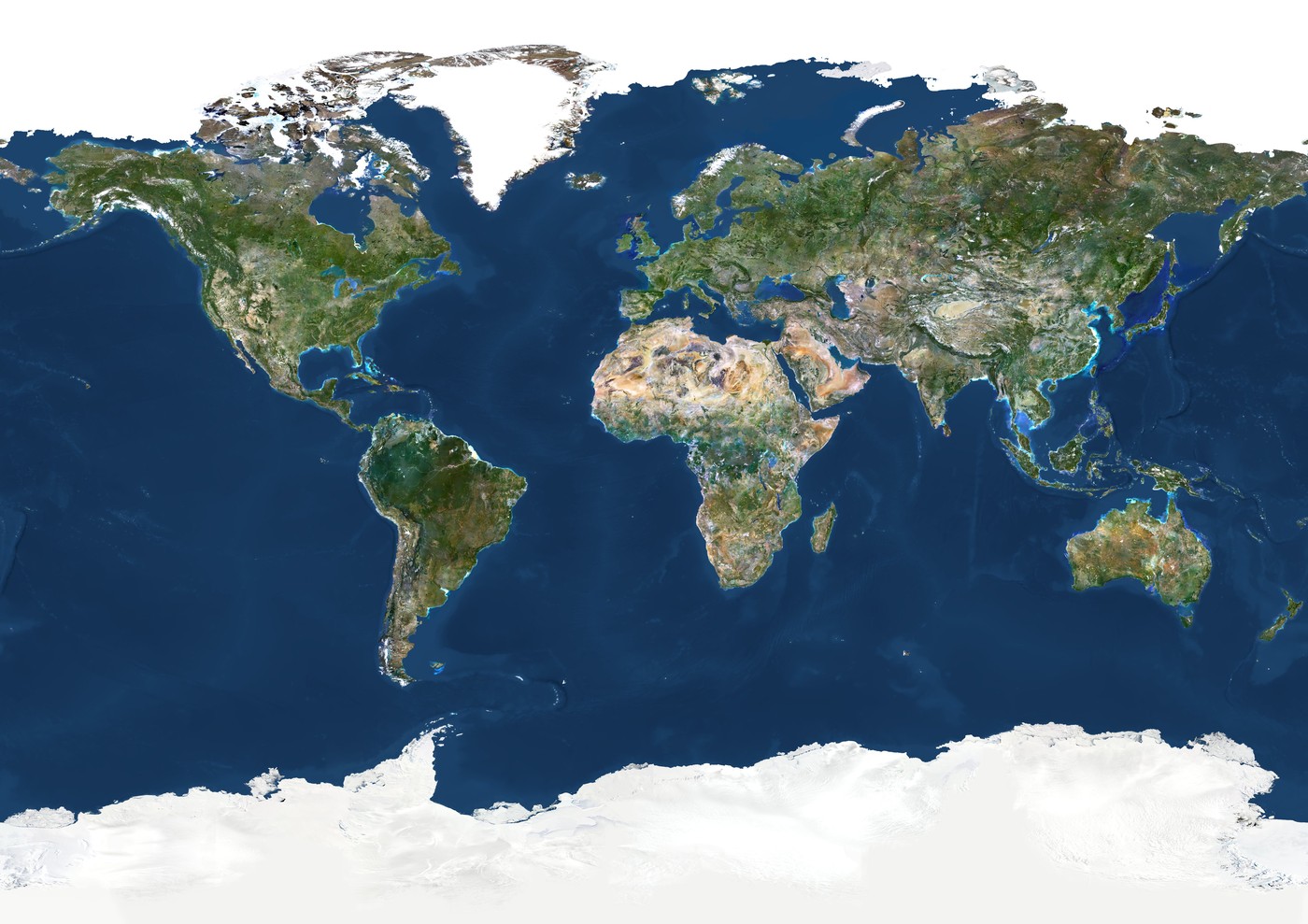 Whole Earth, satellite image