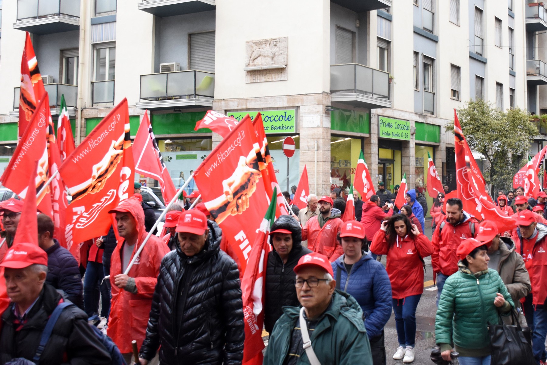 italija, protesti, splošna stavka