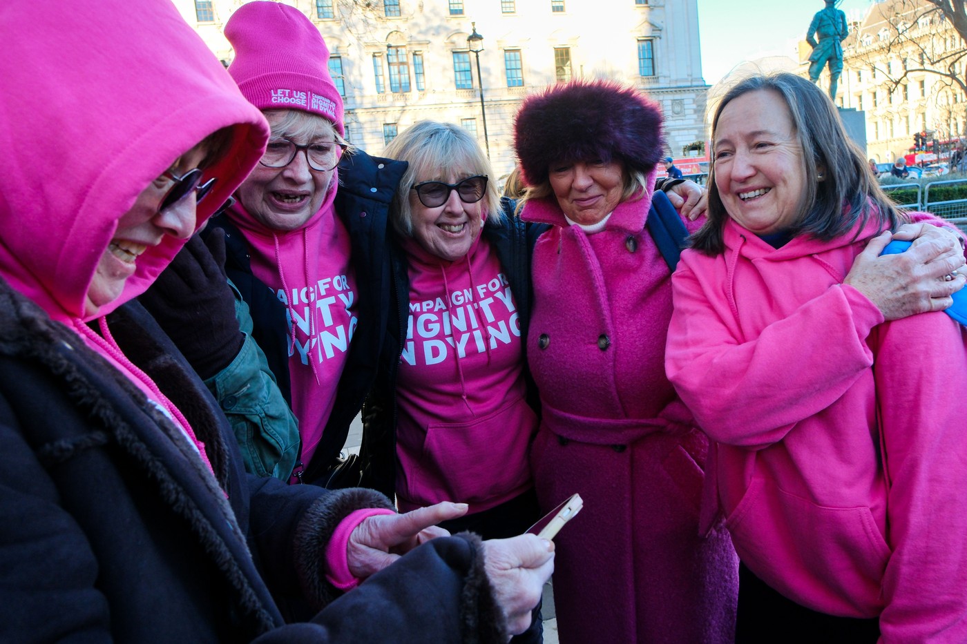 Reaction as MPs Parliament vote to legalise assisted dying, London, UK. - 29 Nov 2024.