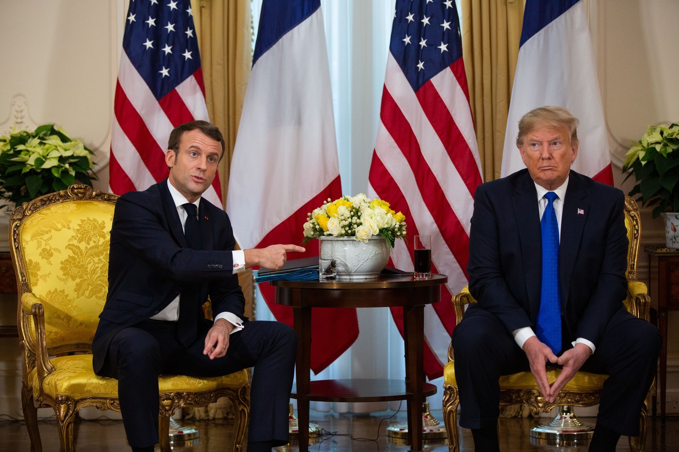 Emmanuel Macron Donald Trump