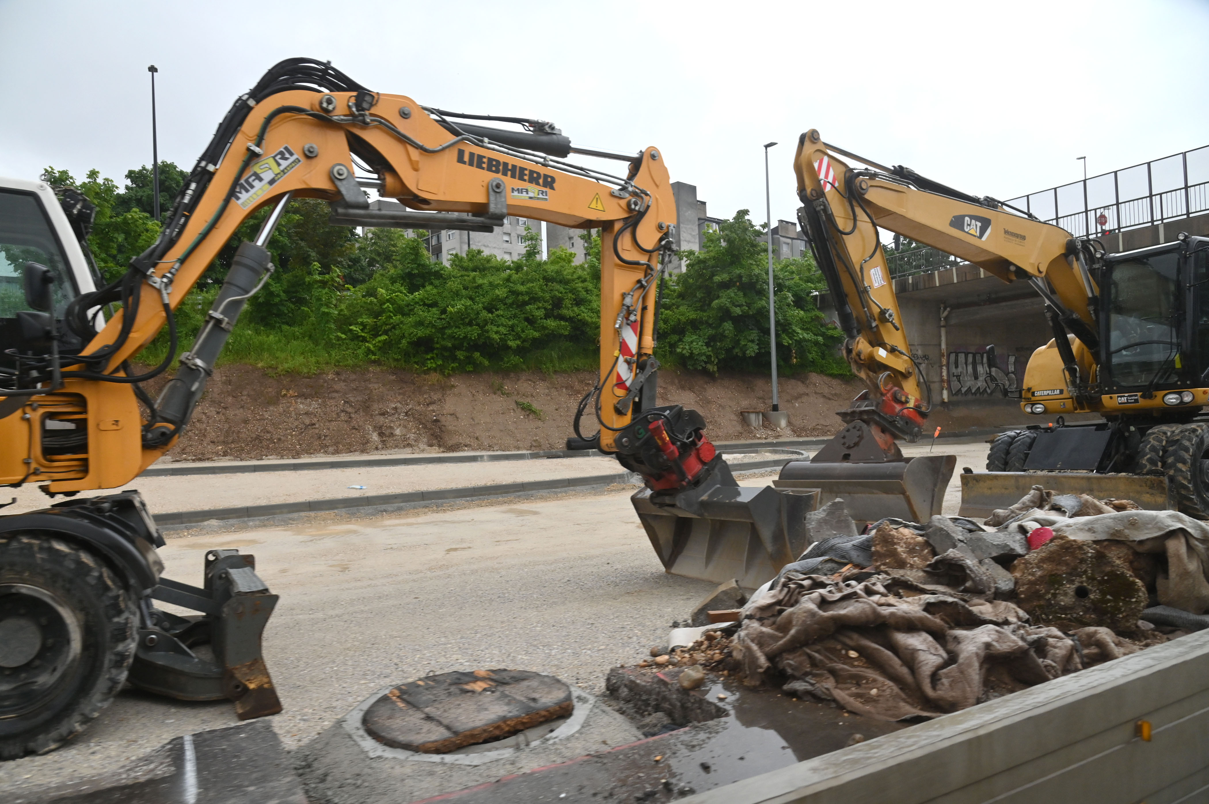 gradbena dela, avtocesta