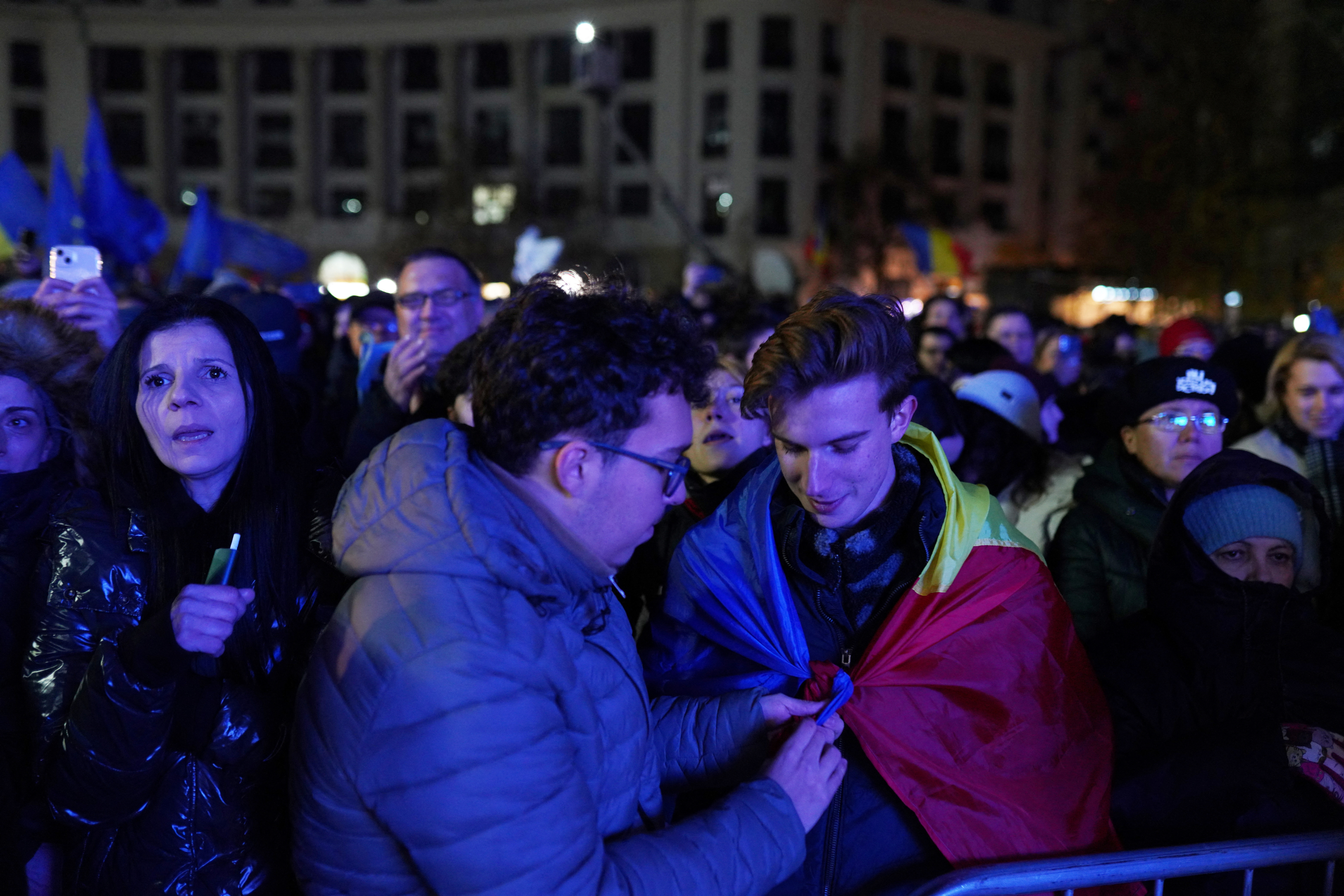 elena lasconi, podpora, proevropski shod