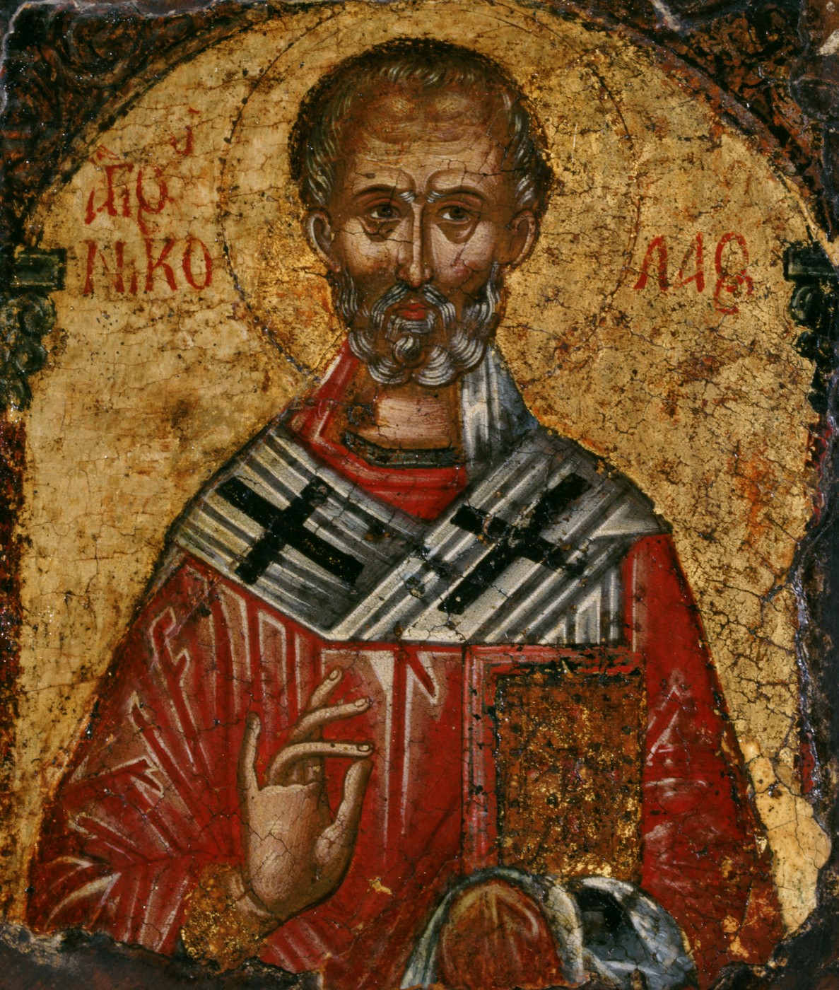 Saint Nicolas, between 1500 and 1600. Creator: Cretan School.