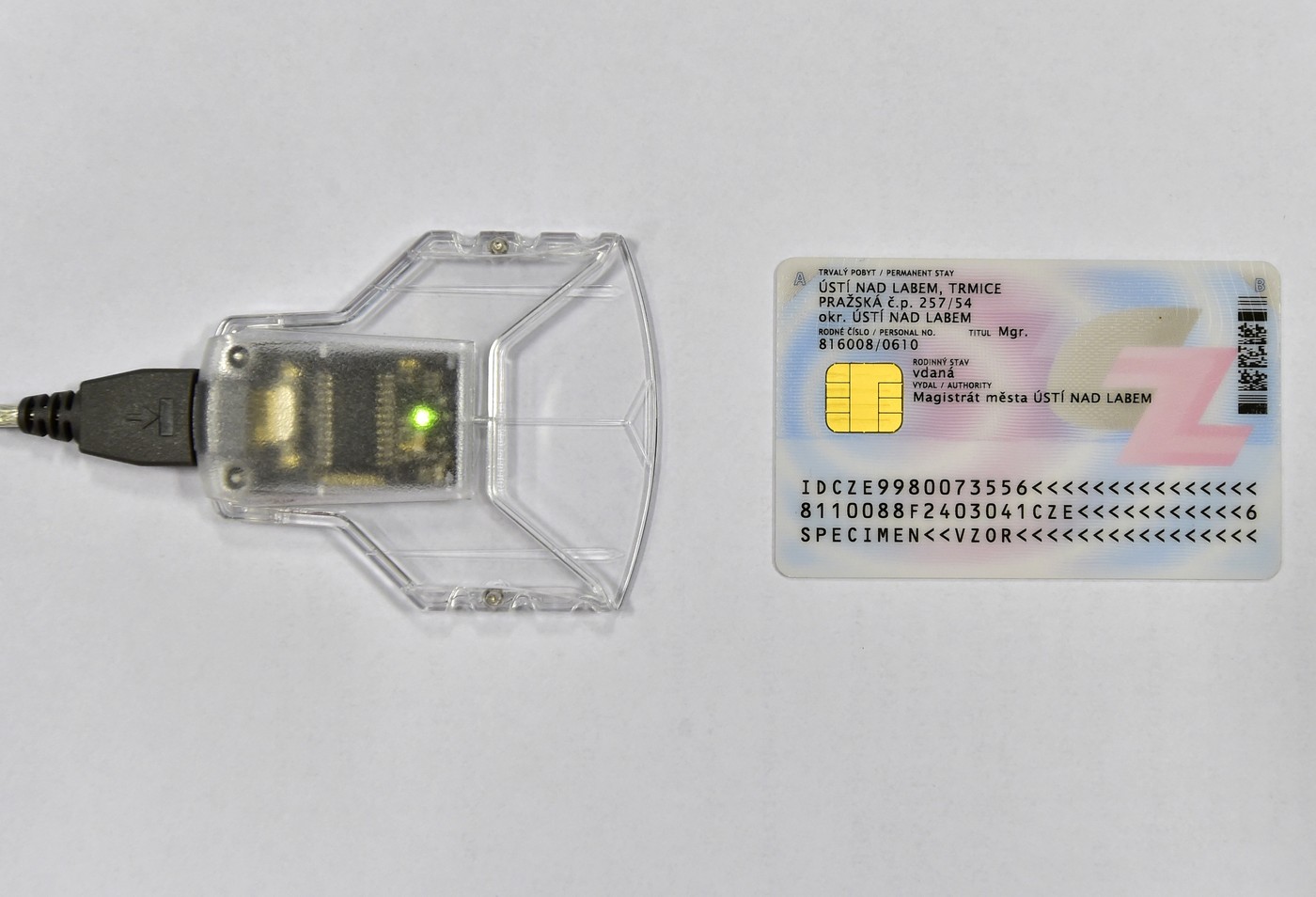 češka, osebna izkaznica