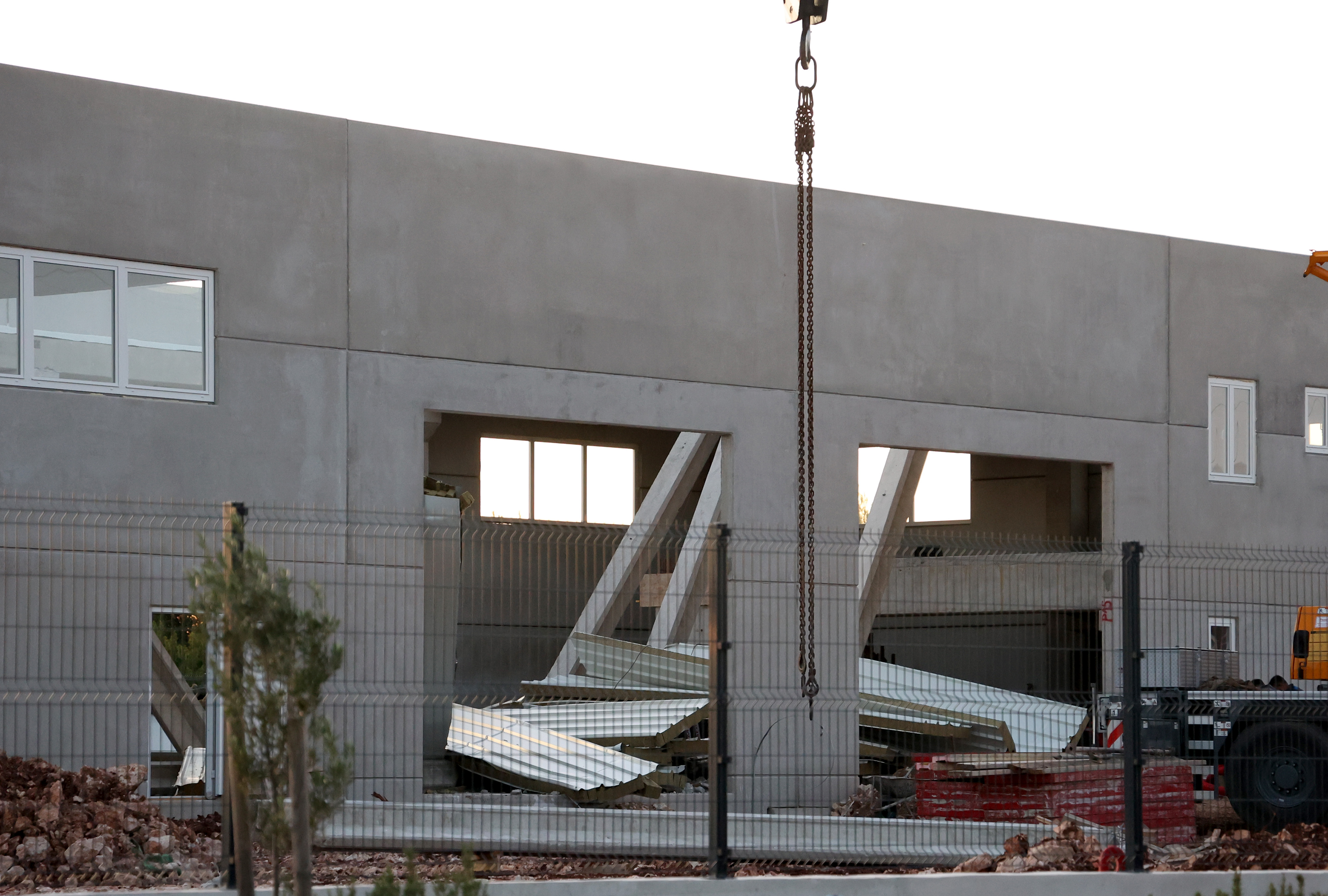 Hrvaška, Šibenik, industrijska cona Podi, streha