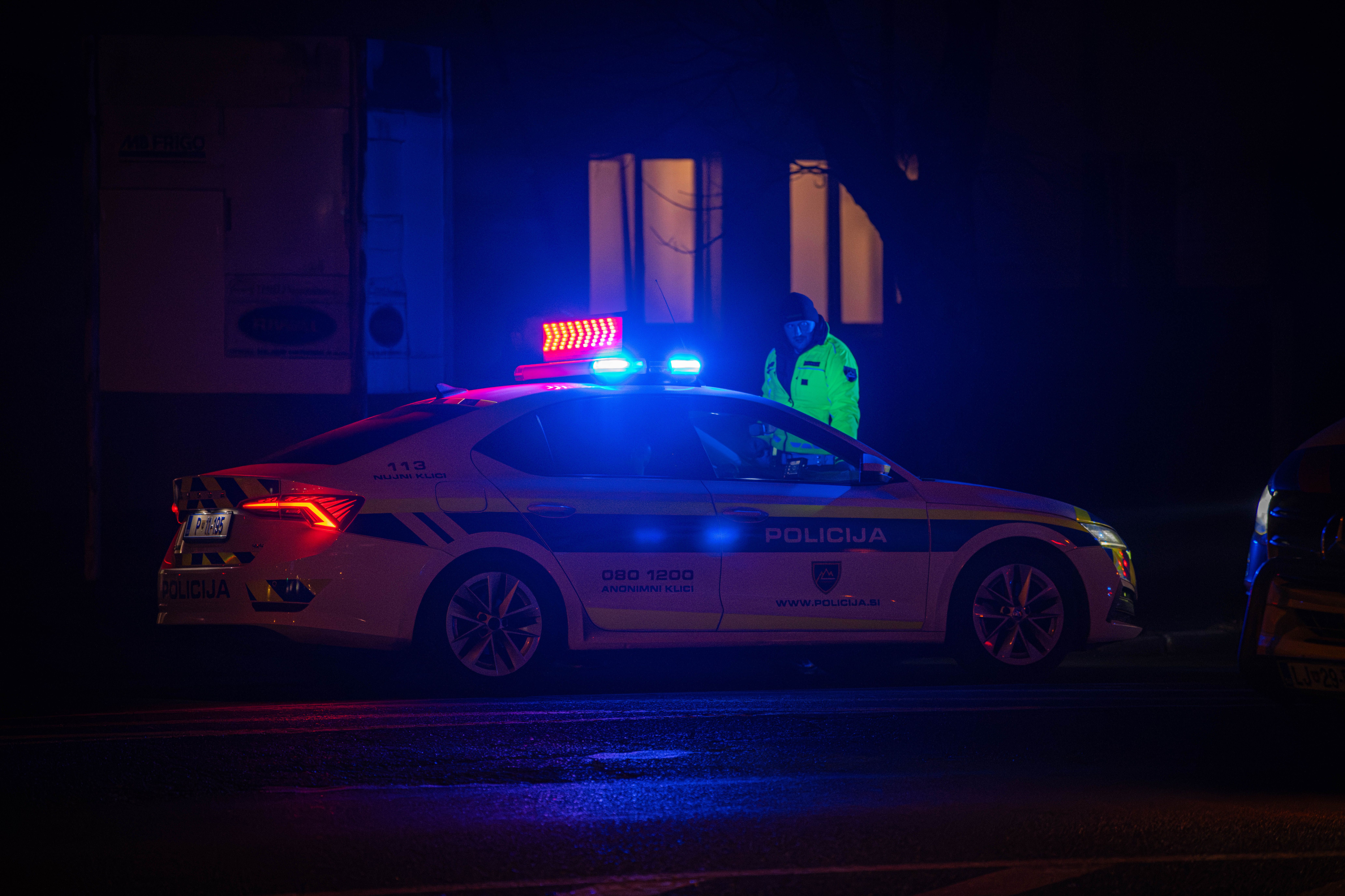 Nesreča na Šmartinski cesti v Ljubljani (Foto: N1)