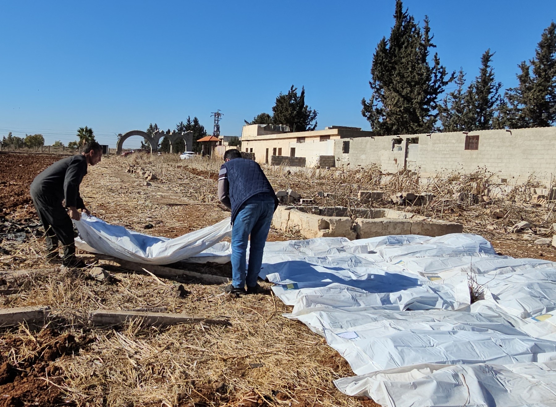 sirija, množična grobišča