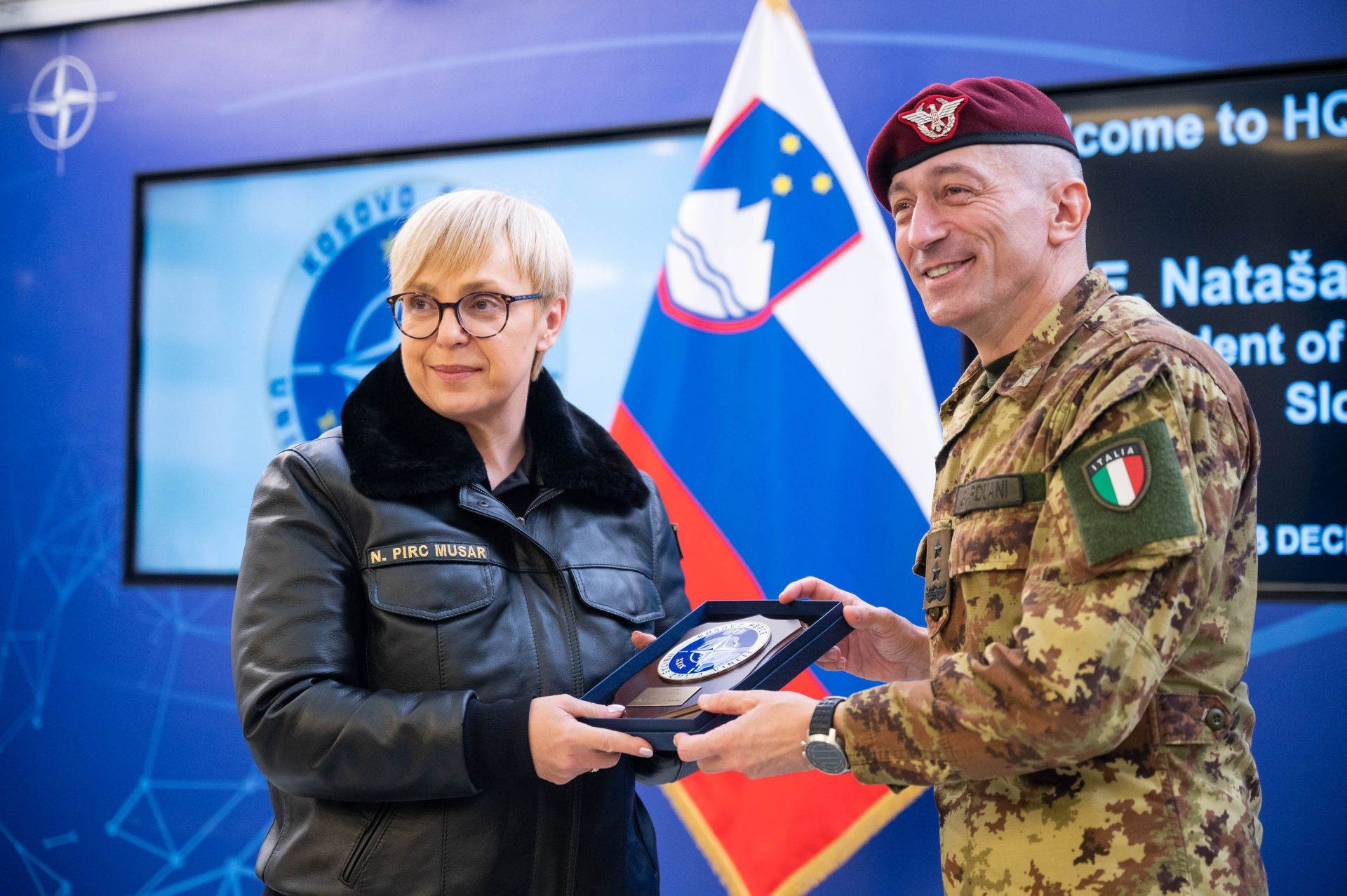 Priština, Kosovo, Nataša Pirc Musar