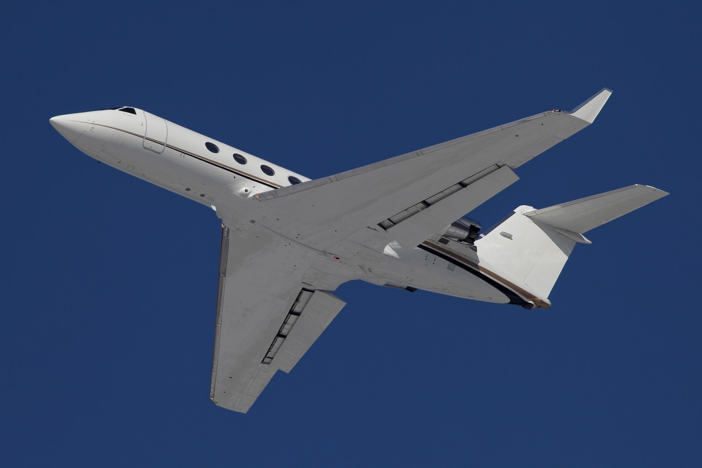 A C-20 jet in flight over Germany.