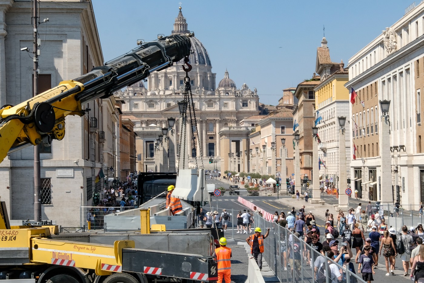 Rim, gradbena dela, Vatikan