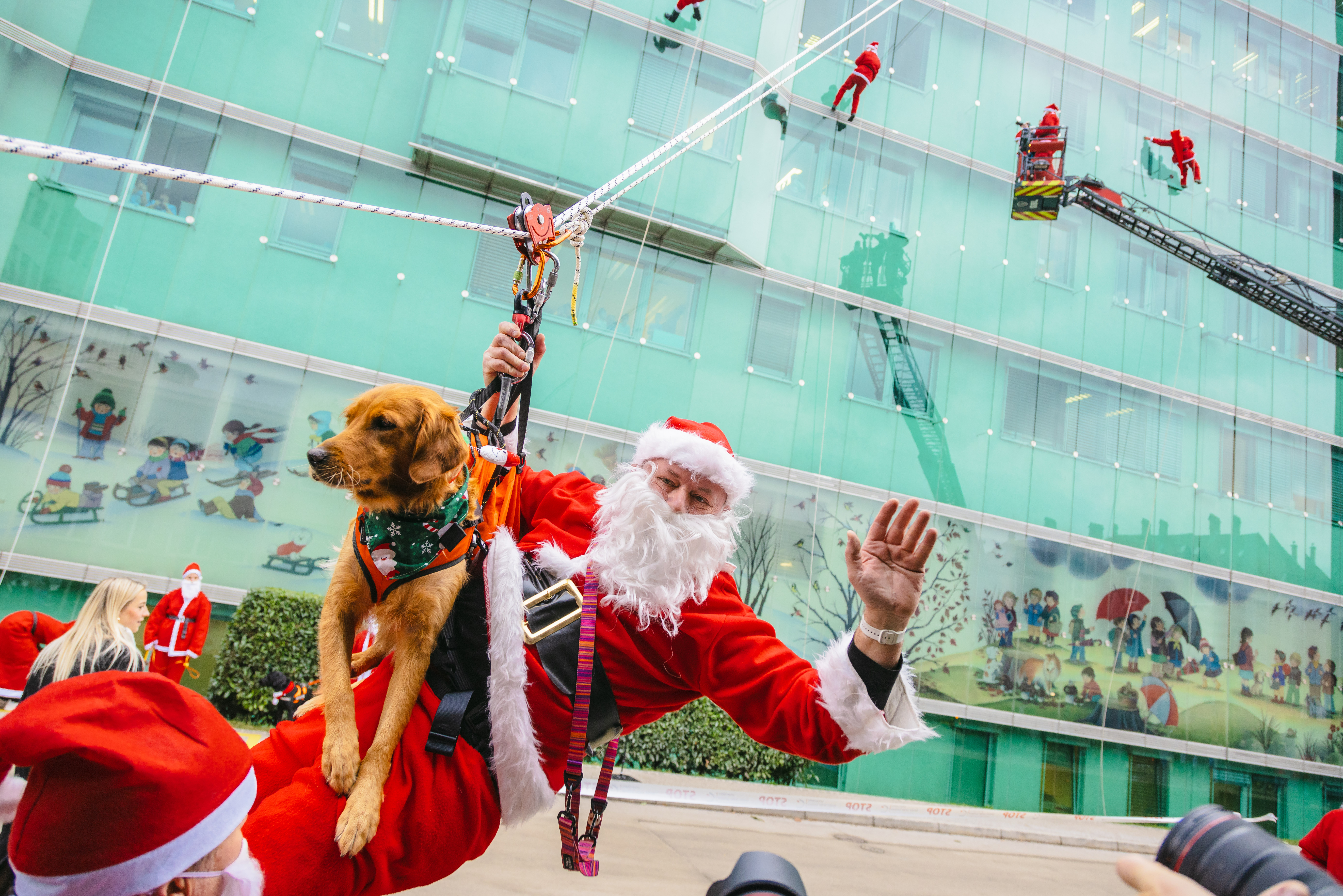 božički, pediatrična klinika, spust božičkov