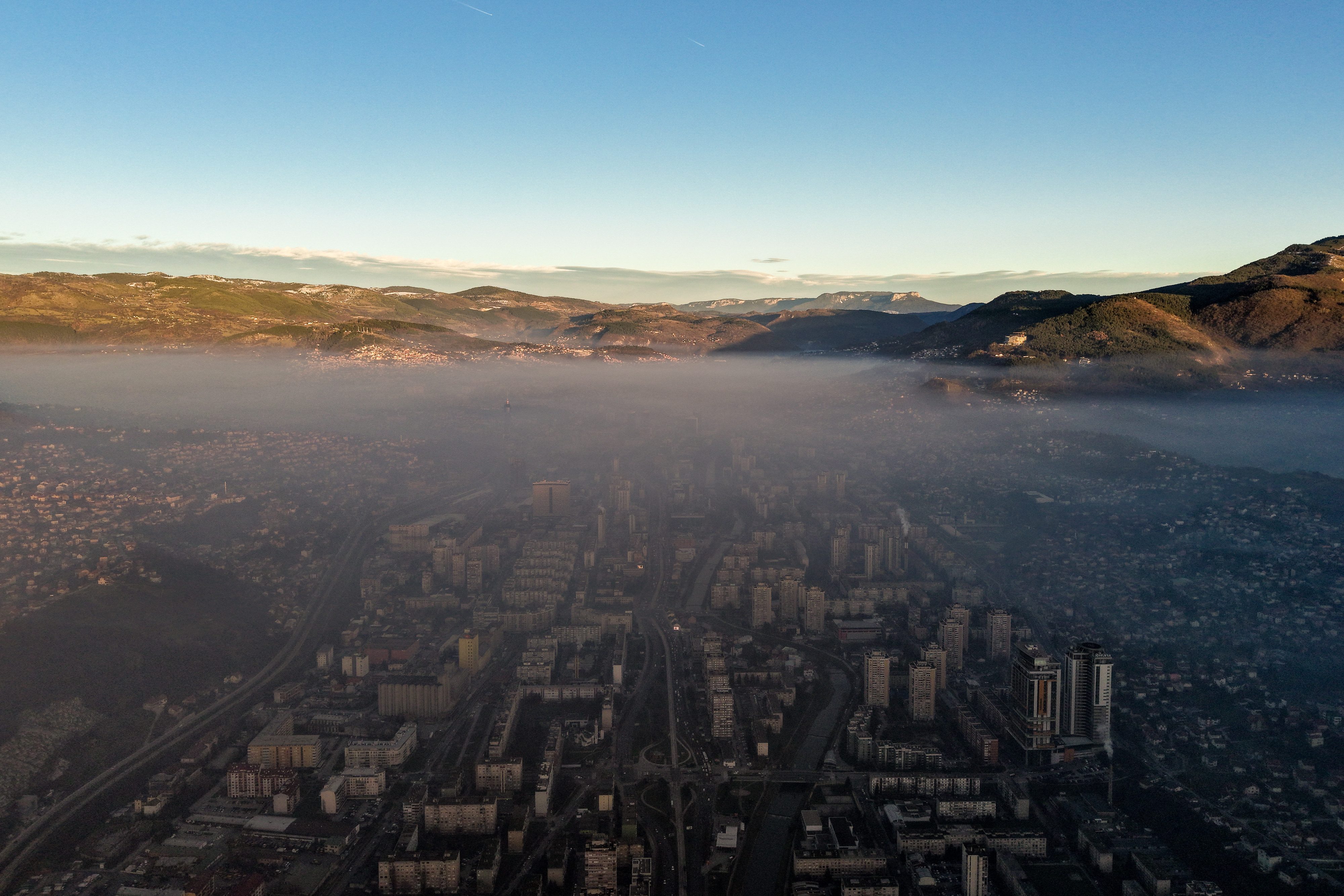 onesnaženost zraka, sarajevo
