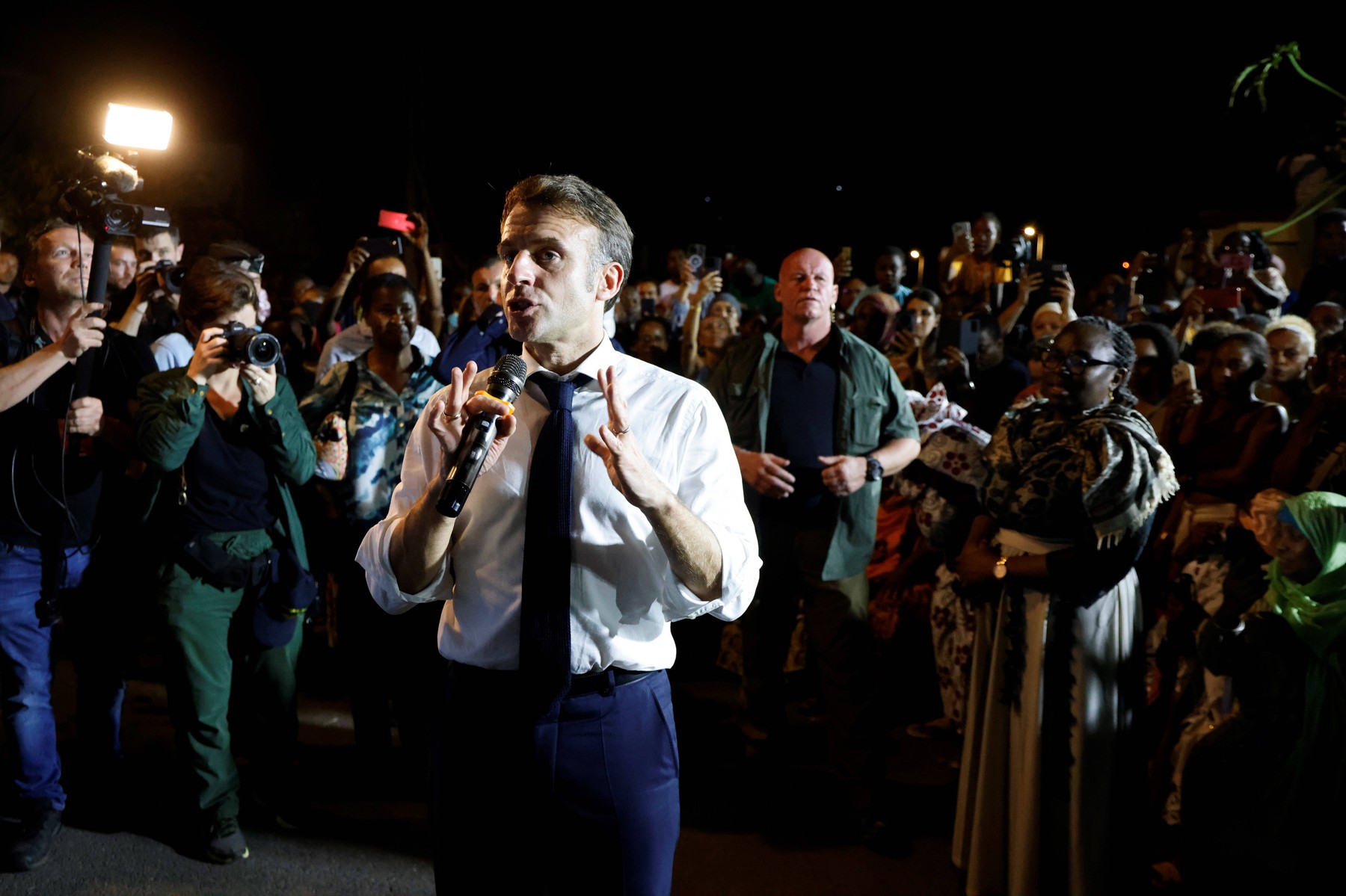 mayotte, ciklon, emmanuel macron