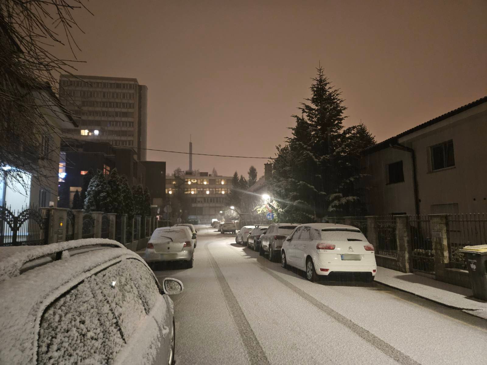 Sneg v Ljubljani (Foto: Bralka N1)