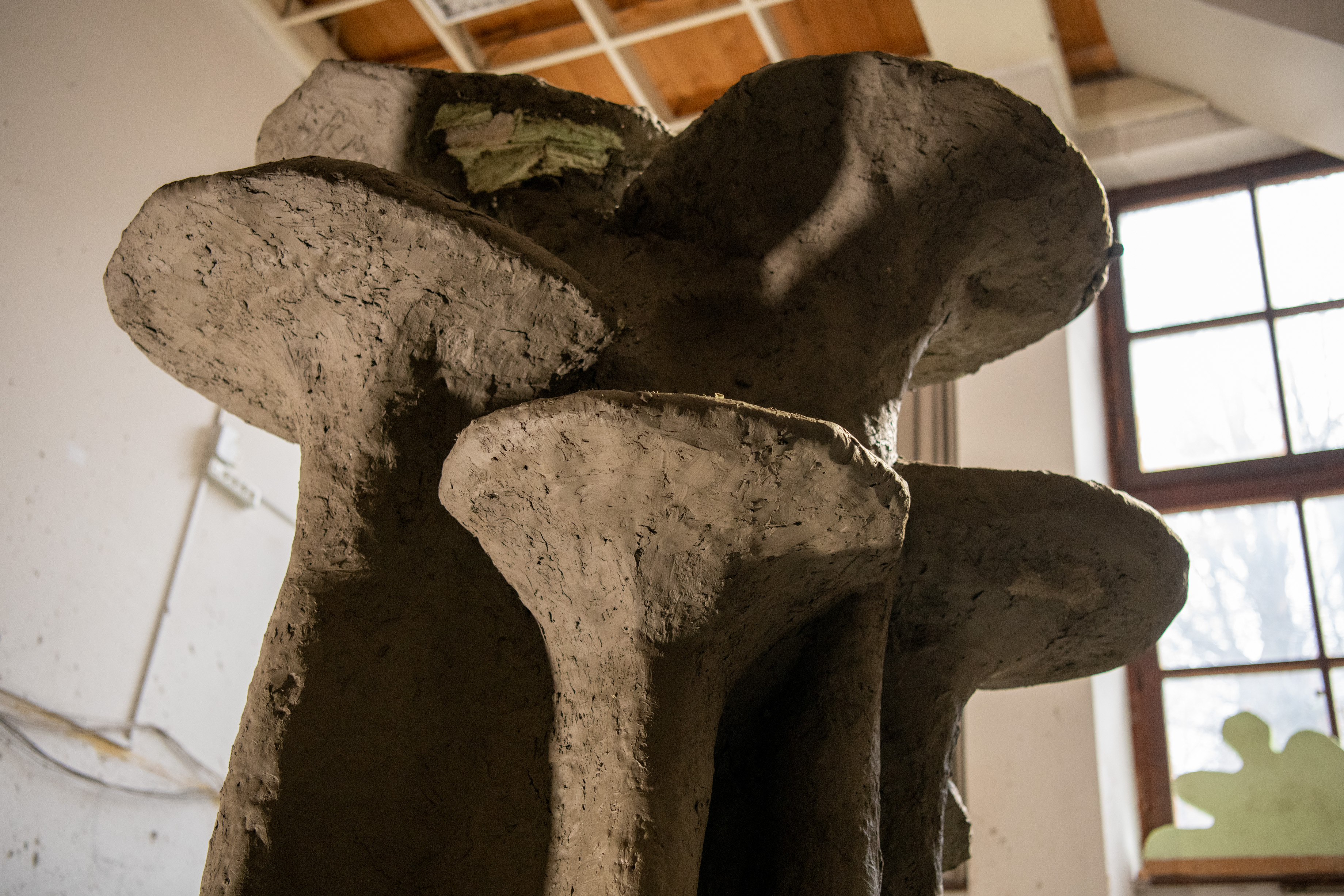 Fotografija fontane nekaj dni pred dokončanjem (Foto: Egon Parteli/N1)