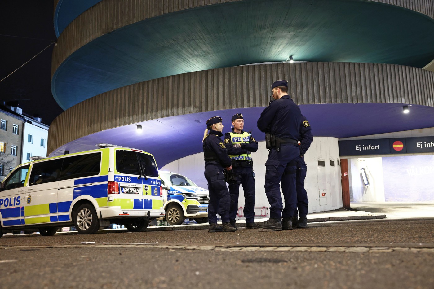 One man dead in shooting at a car park, Norrköping, Sweden - 19 Dec 2024