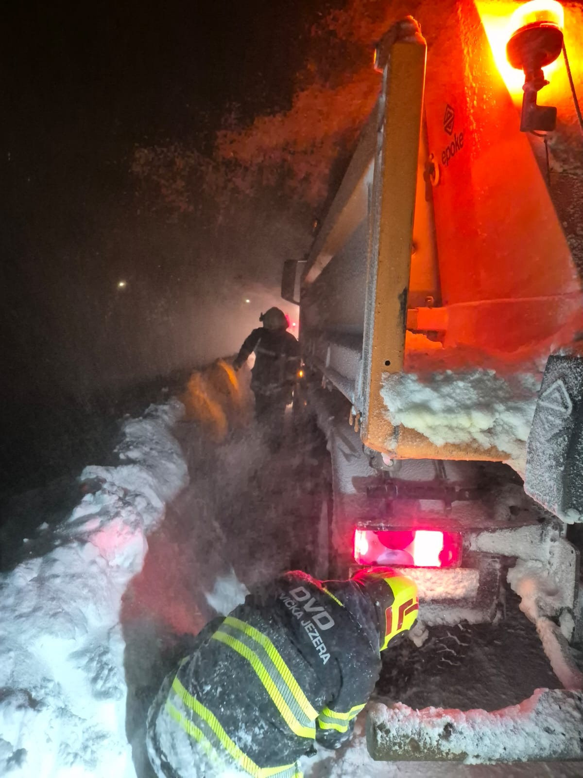 Razmere v Liki. (Foto: Jvp Plitvička Jezera/FACEBOOK)