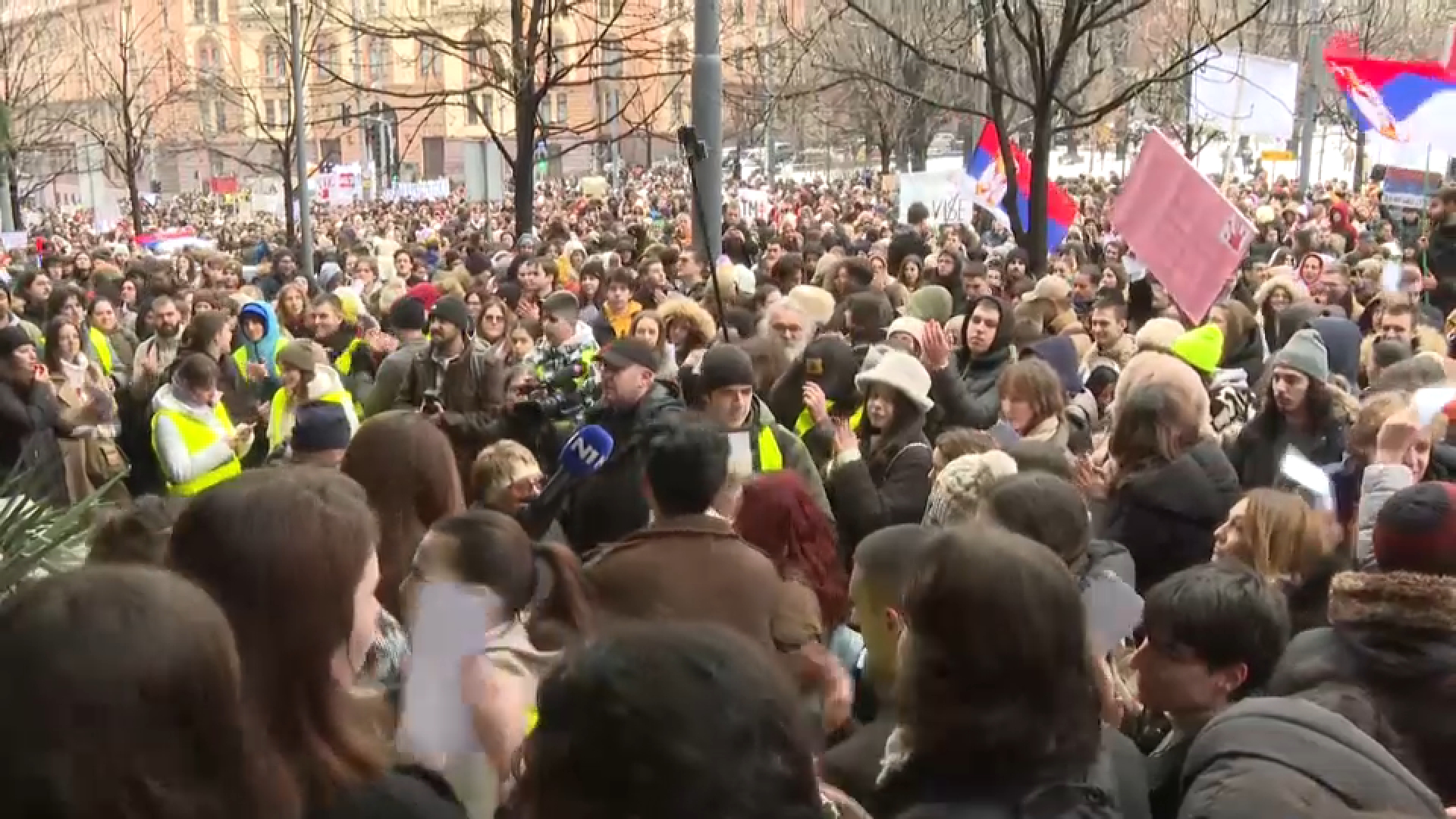 protest, študenti, beograd, srbija