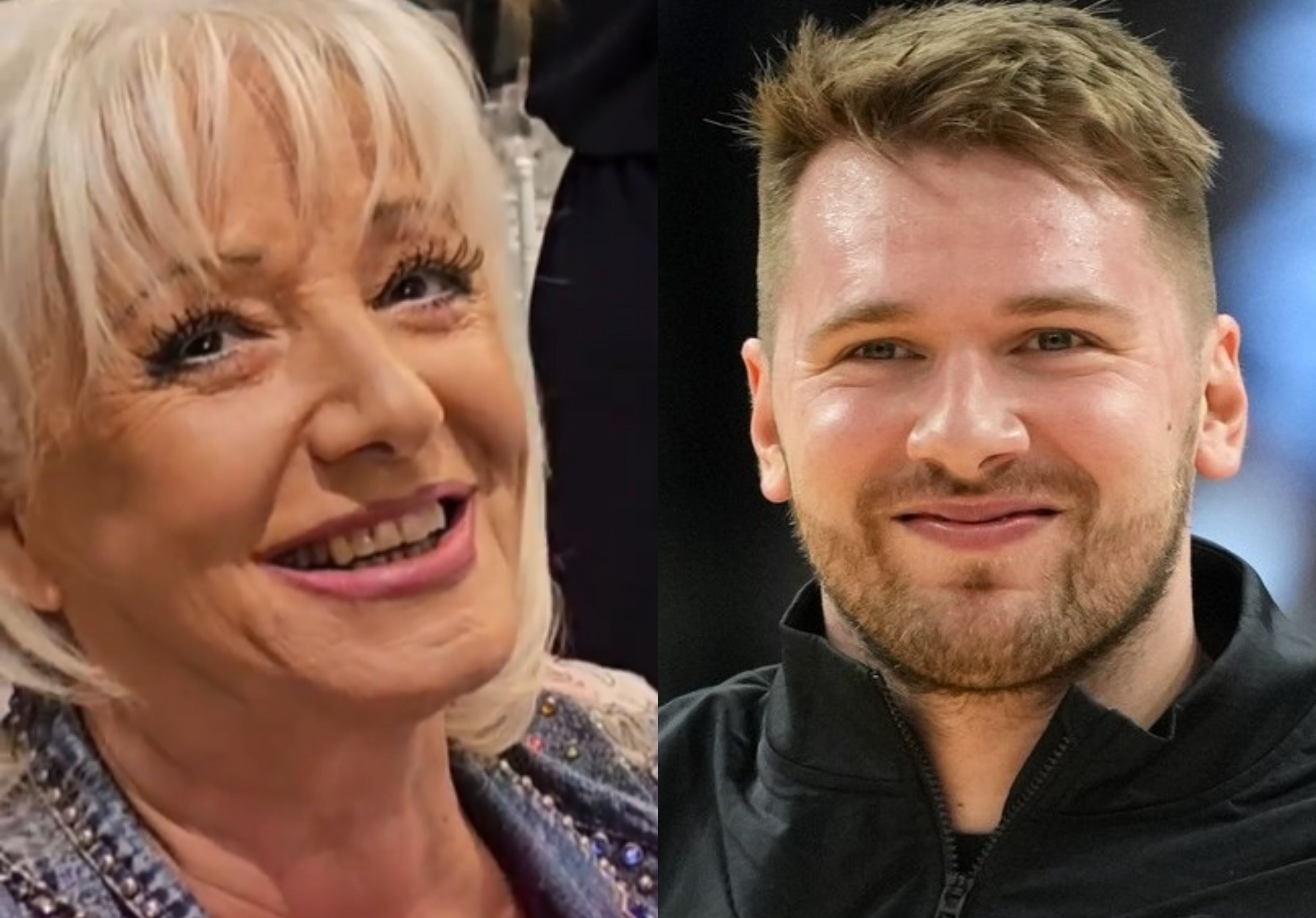 Luka Dončić in Vera Matović