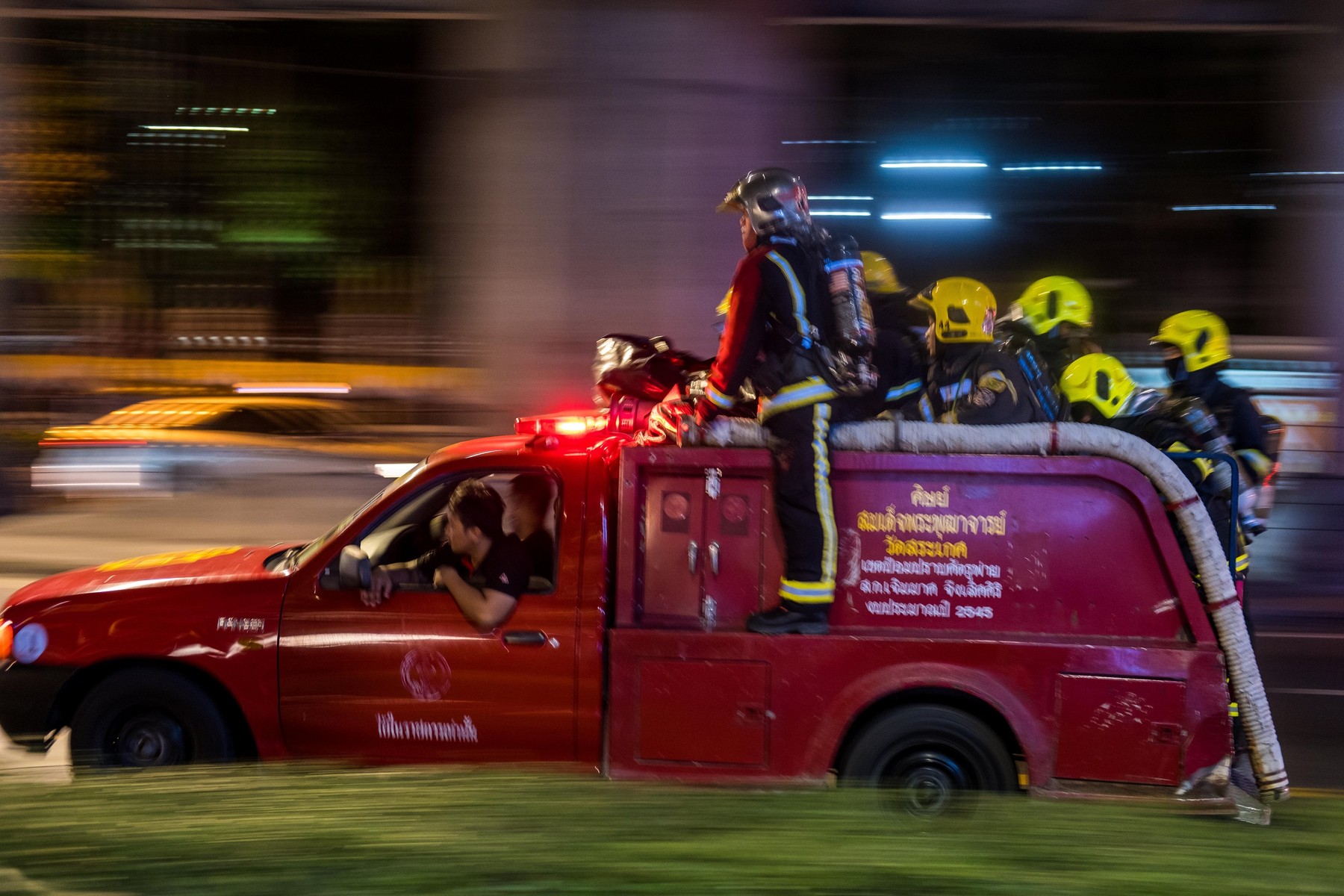 tajska, bangkok, požar