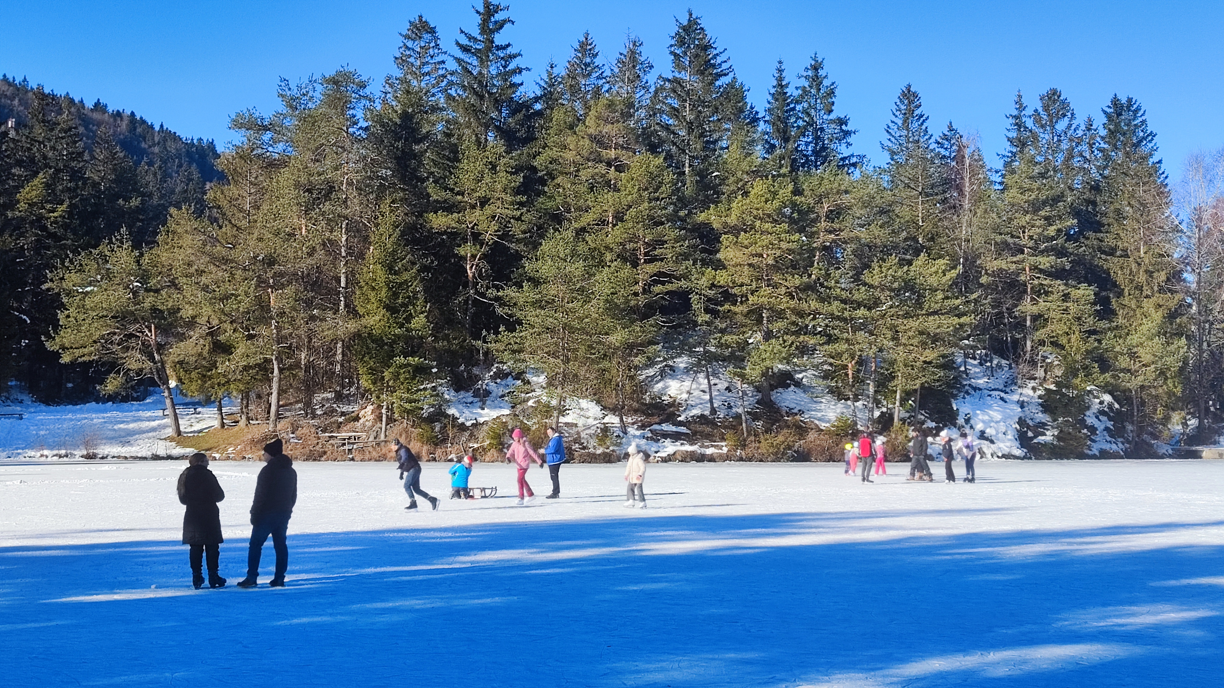 drsanje, rakitna, led