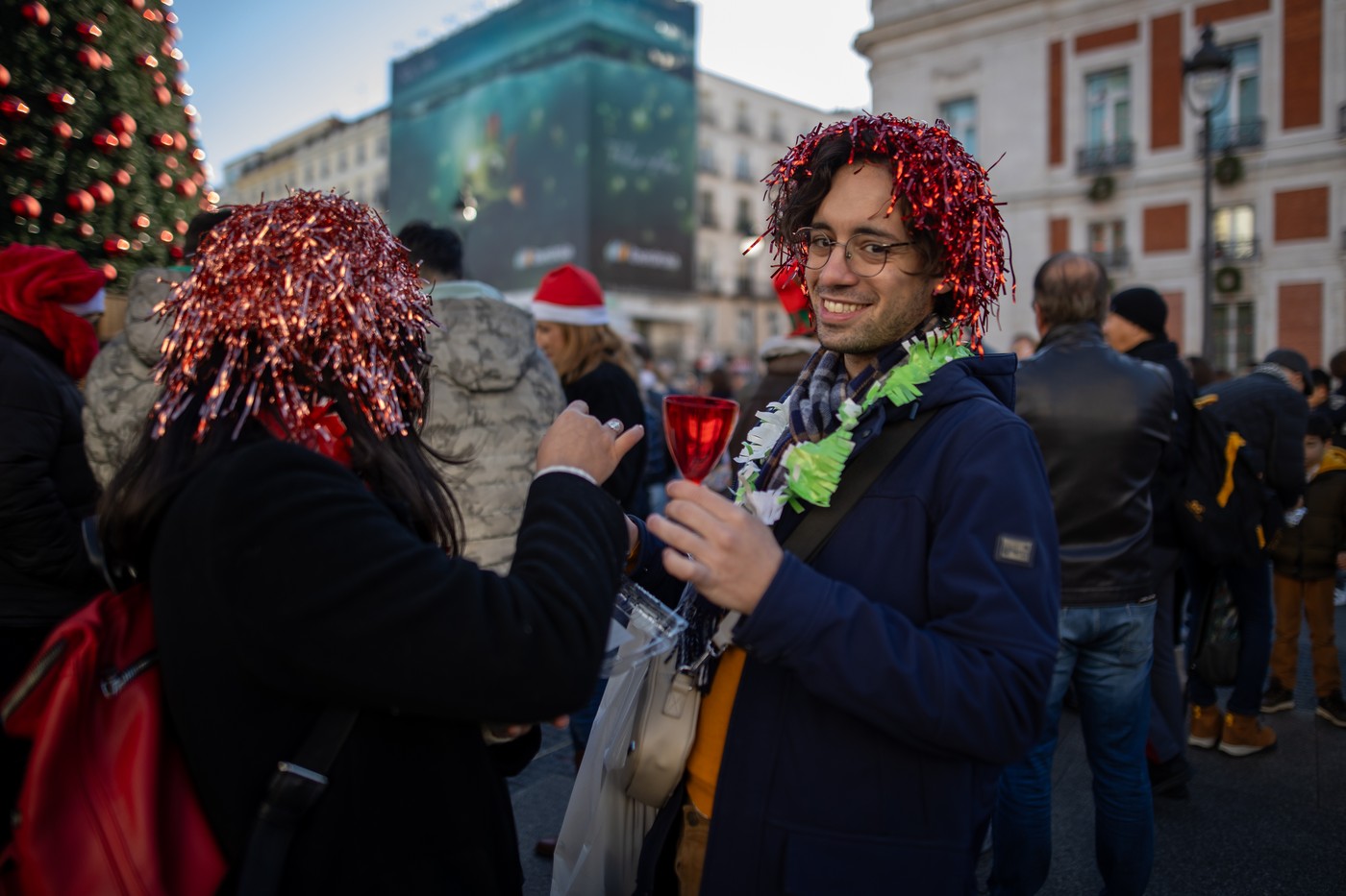 Praznovanje novega leta v Madridu (Foto: PROFIMEDIA)