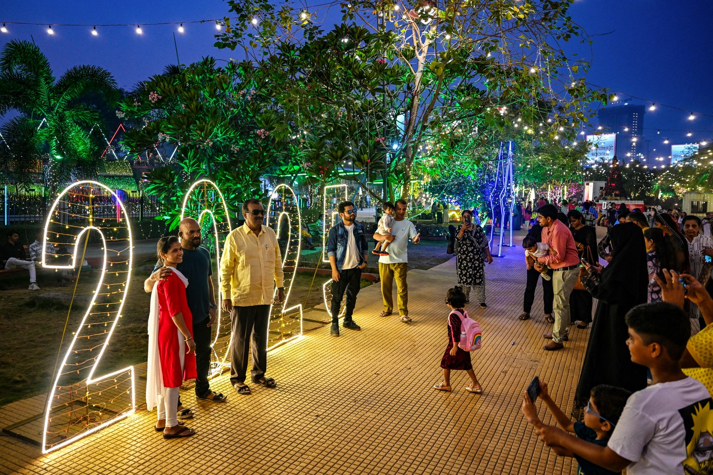 Praznovanje novega leta v Bombaju (Foto: PROFIMEDIA)