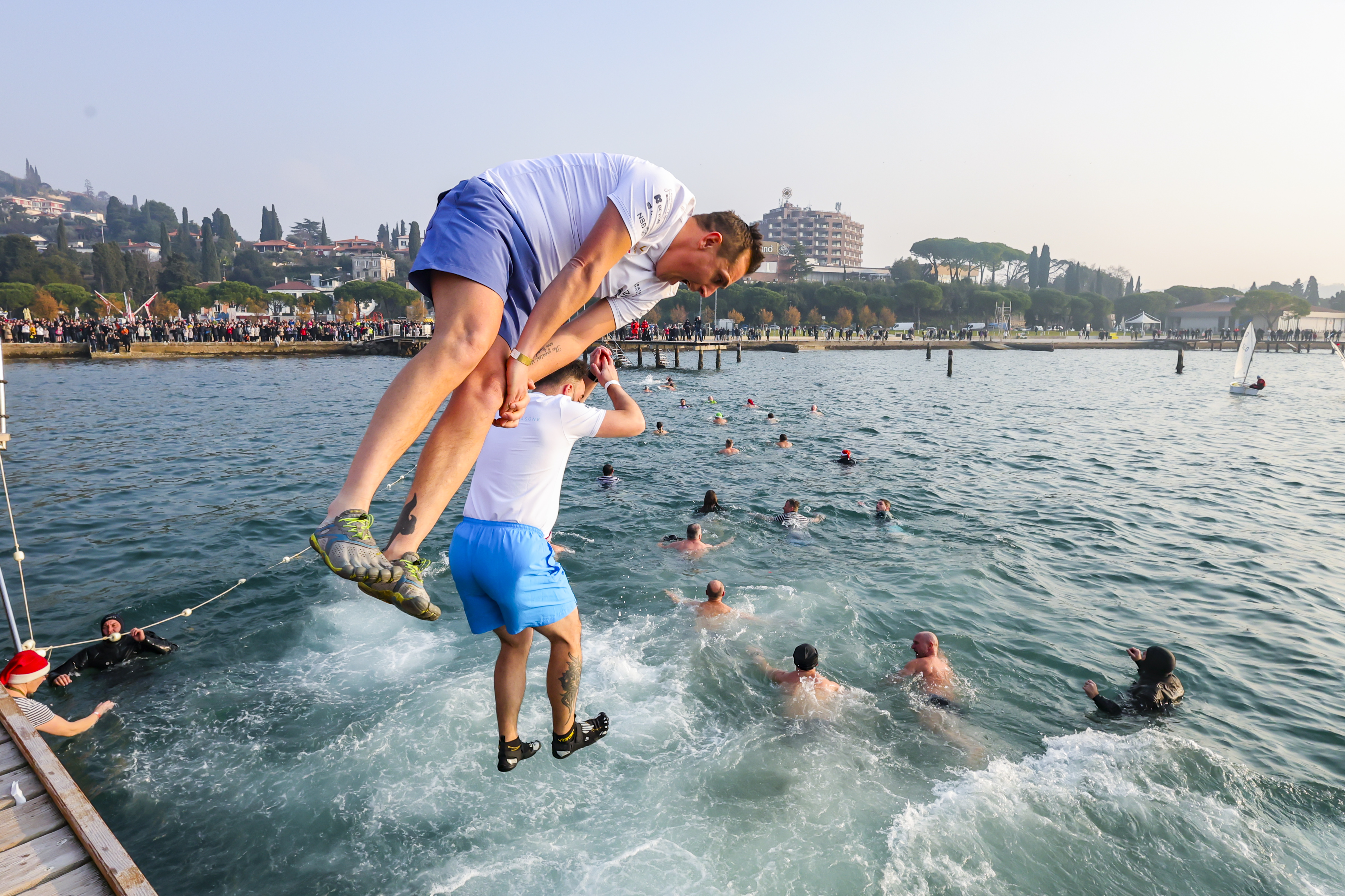 Novoletni skok v morje, Portorož