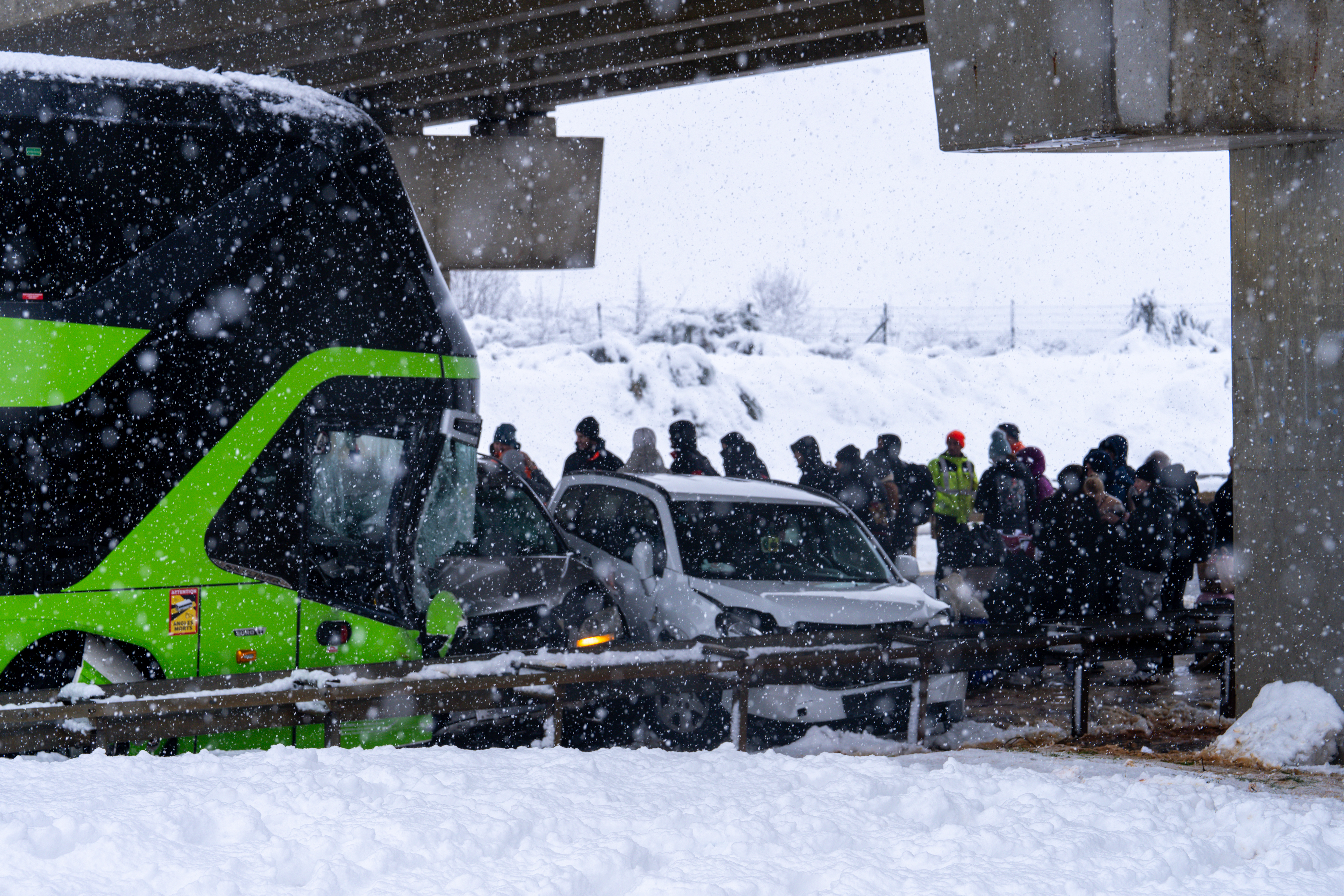 Hrvaška, avtocesta, hrvaška avtocesta, nalet, verižno trčenje, prometna nesreča, Flixbus