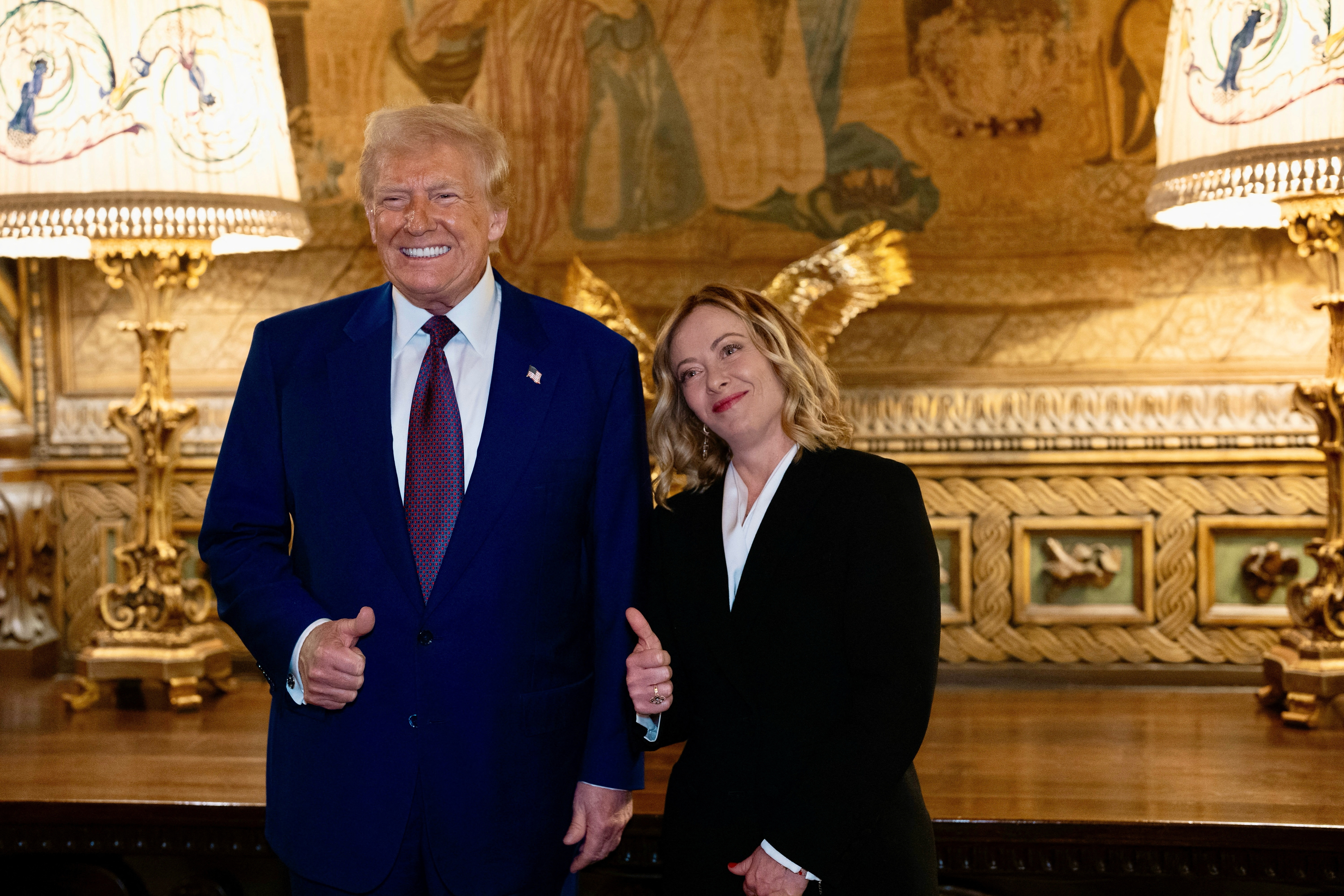 Giorgia Meloni, Donald Trump