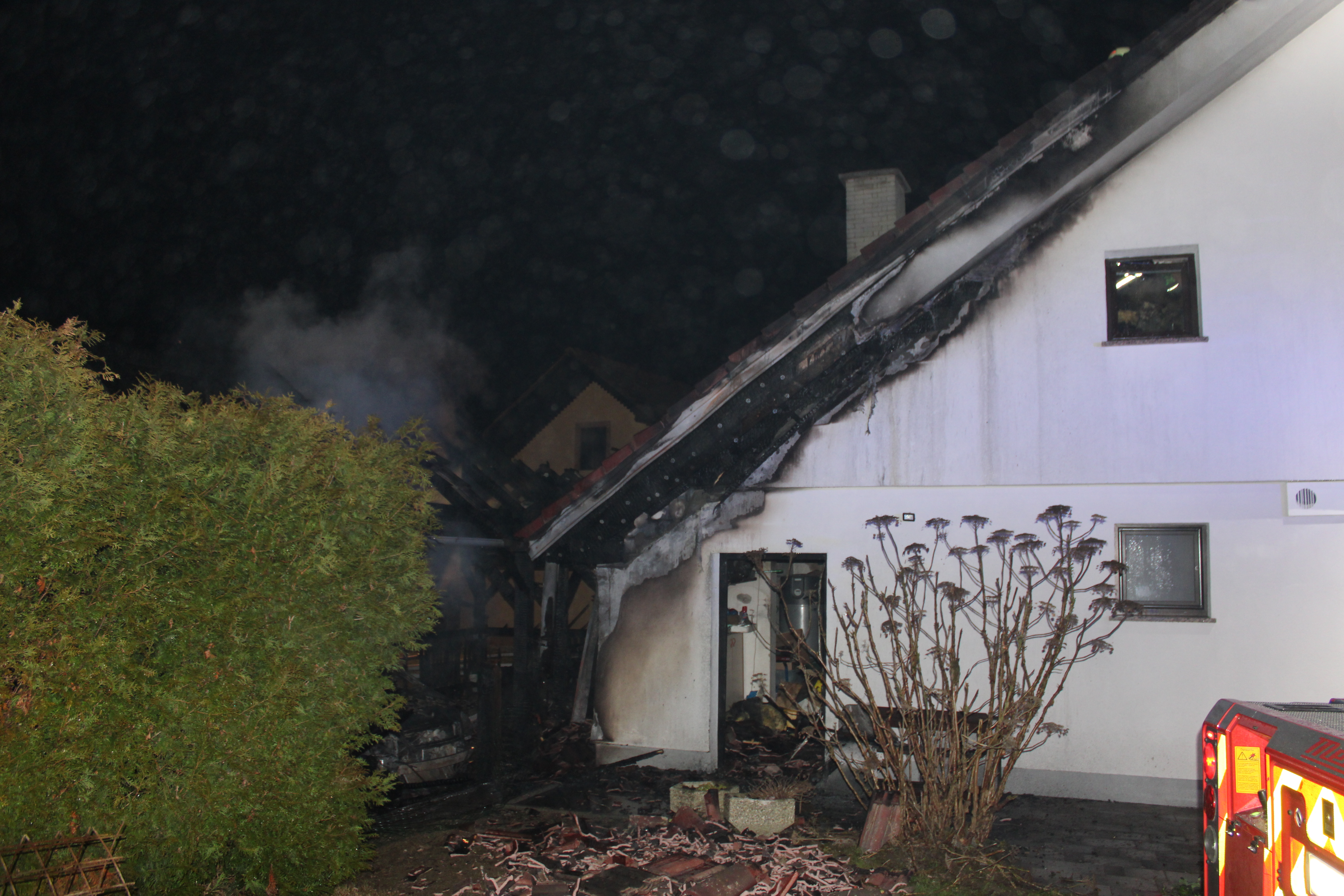 požar, škoda, gospodarski objekt