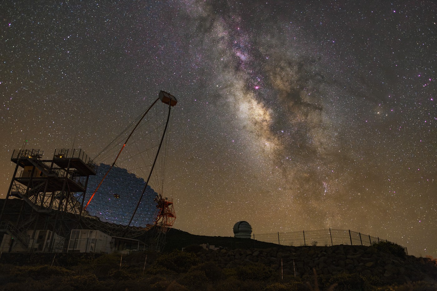 Observatorij Roque de los Muchachos v La Palmi na Kanarskih otokih