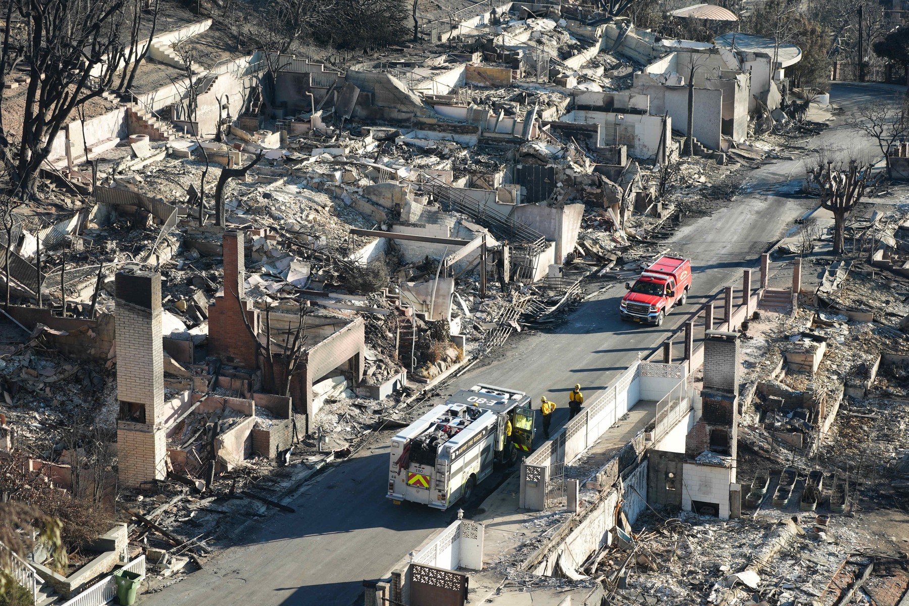 Požar, Kalifornija, gasilci