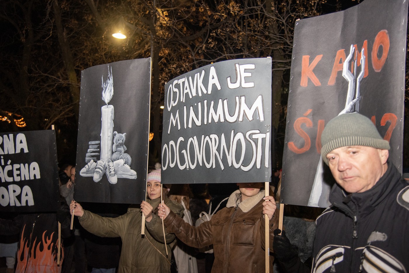 Podgorica, Cetinje, protest, Črna gora