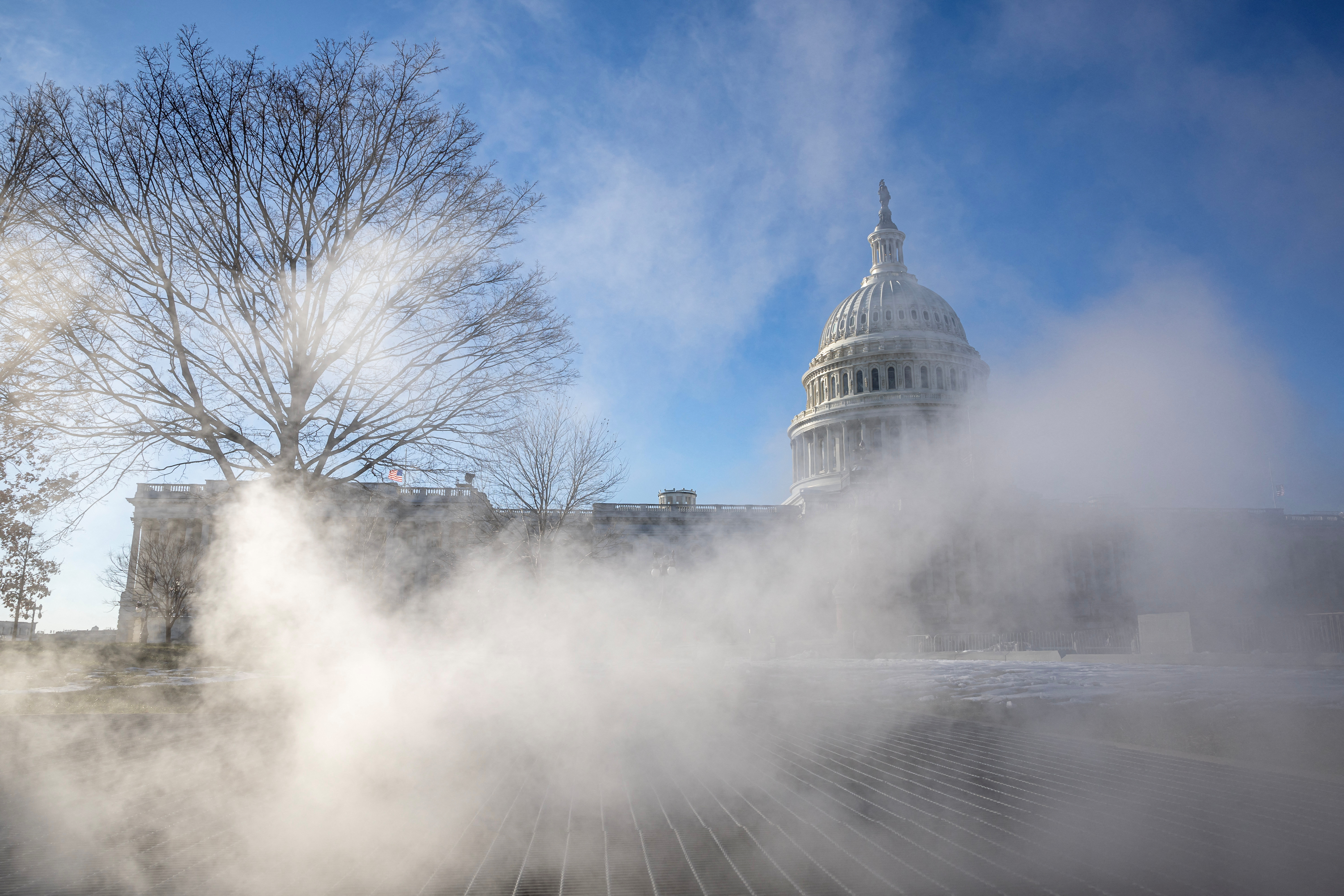Priprave na inavguracijo Trumpa (Foto: Marko Djurica/REUTERS)