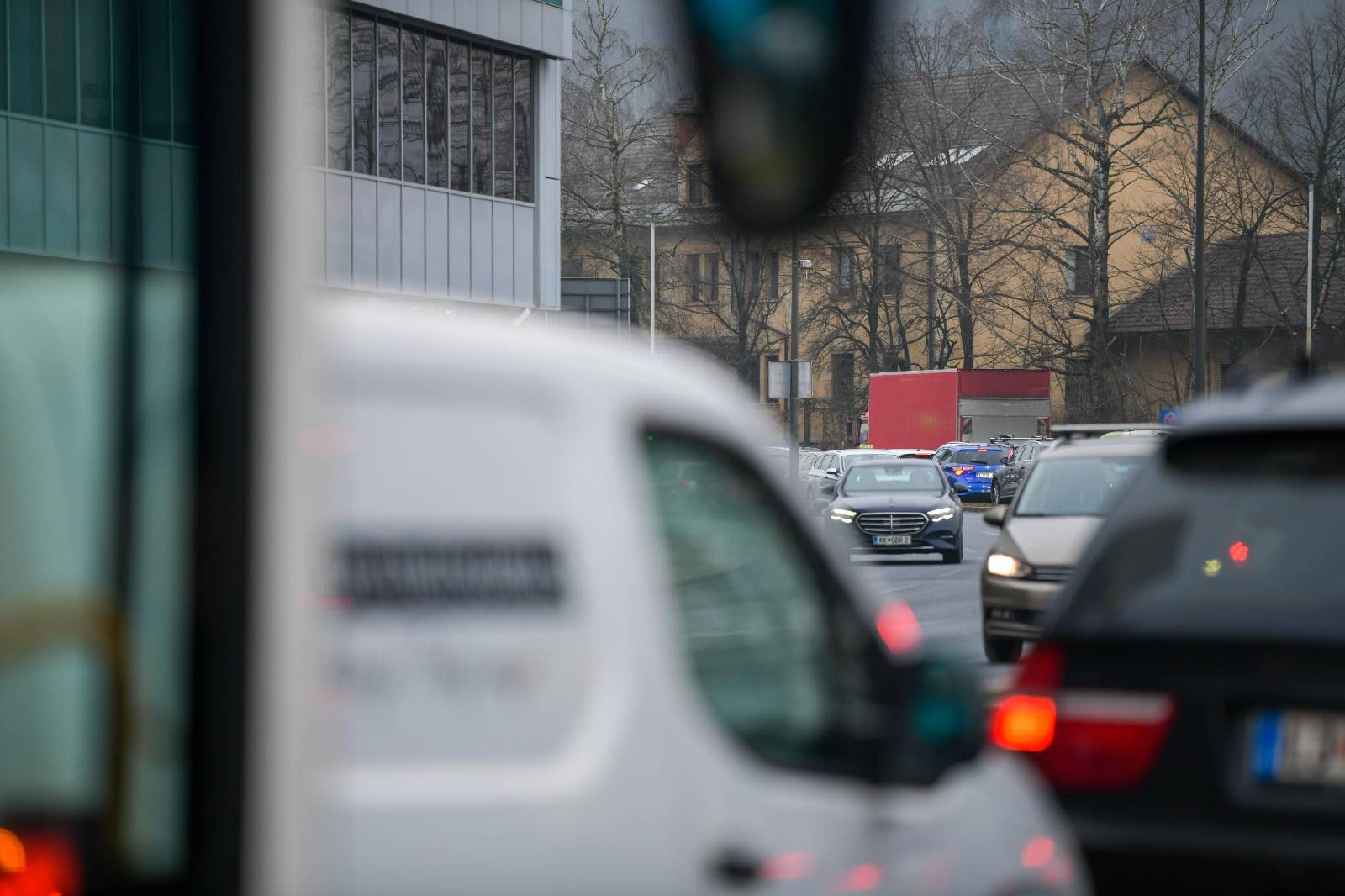 Ljubljana, promet, zastoj, gneča, policija