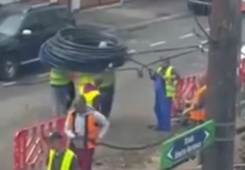 gradbeni delavci, Bosna, viralno, TikTok