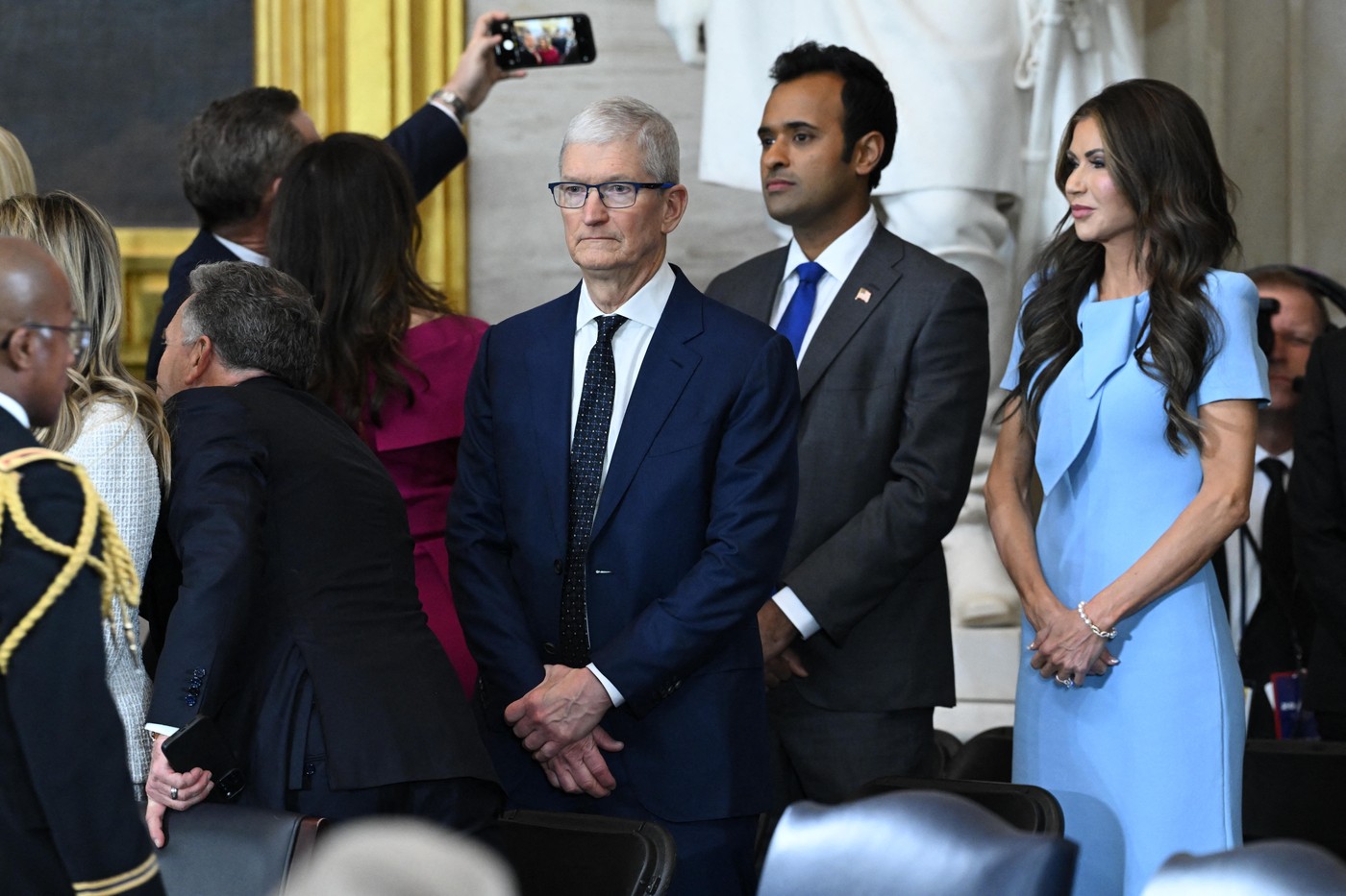 Trump and Vance Swearing-In At Capitol - USA