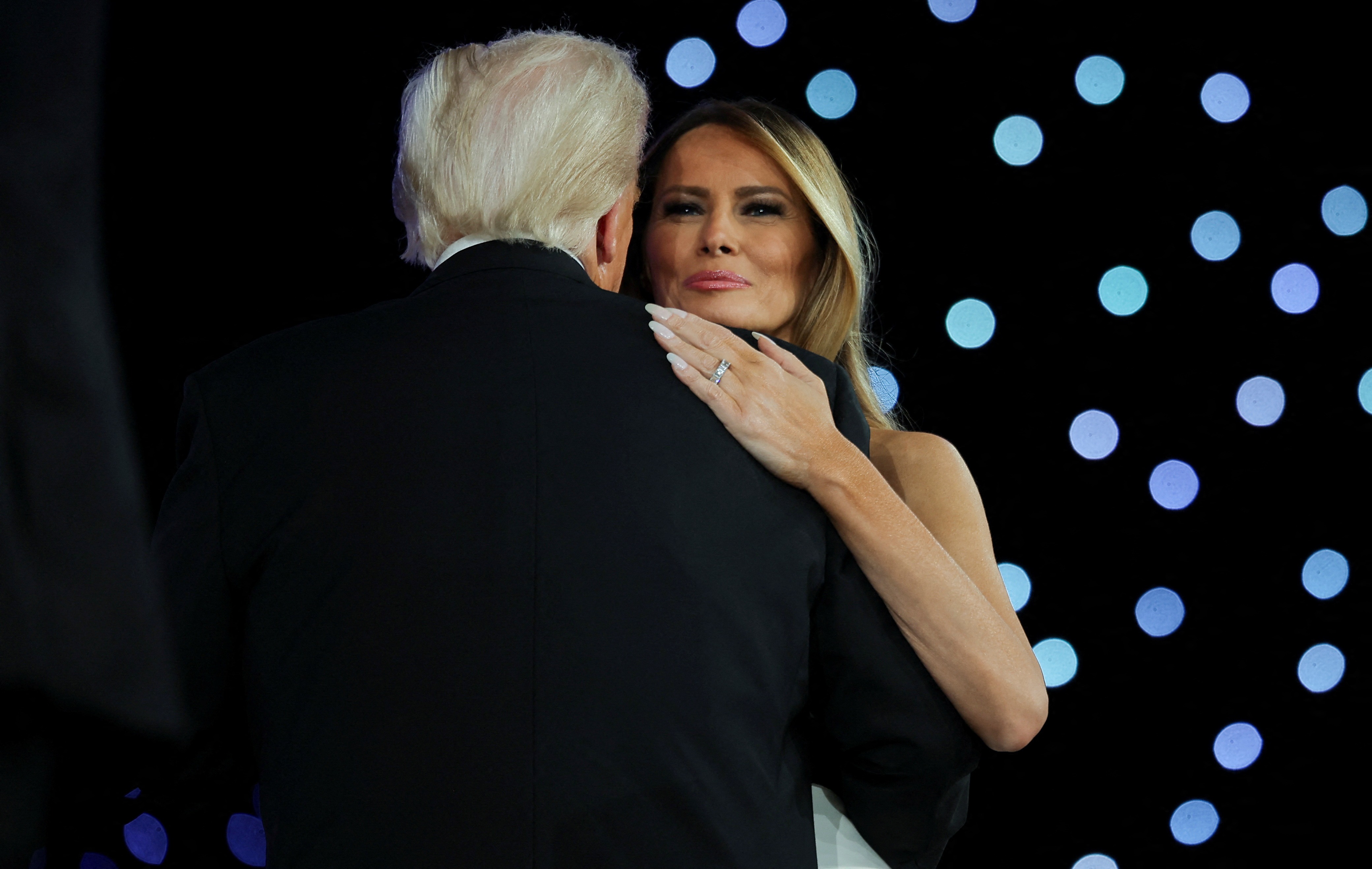 Melania in Donald Trump, prvi ples