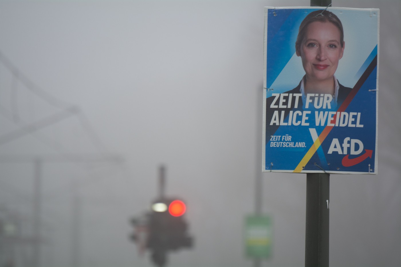 Volilni plakat AfD v Düsseldorfu
