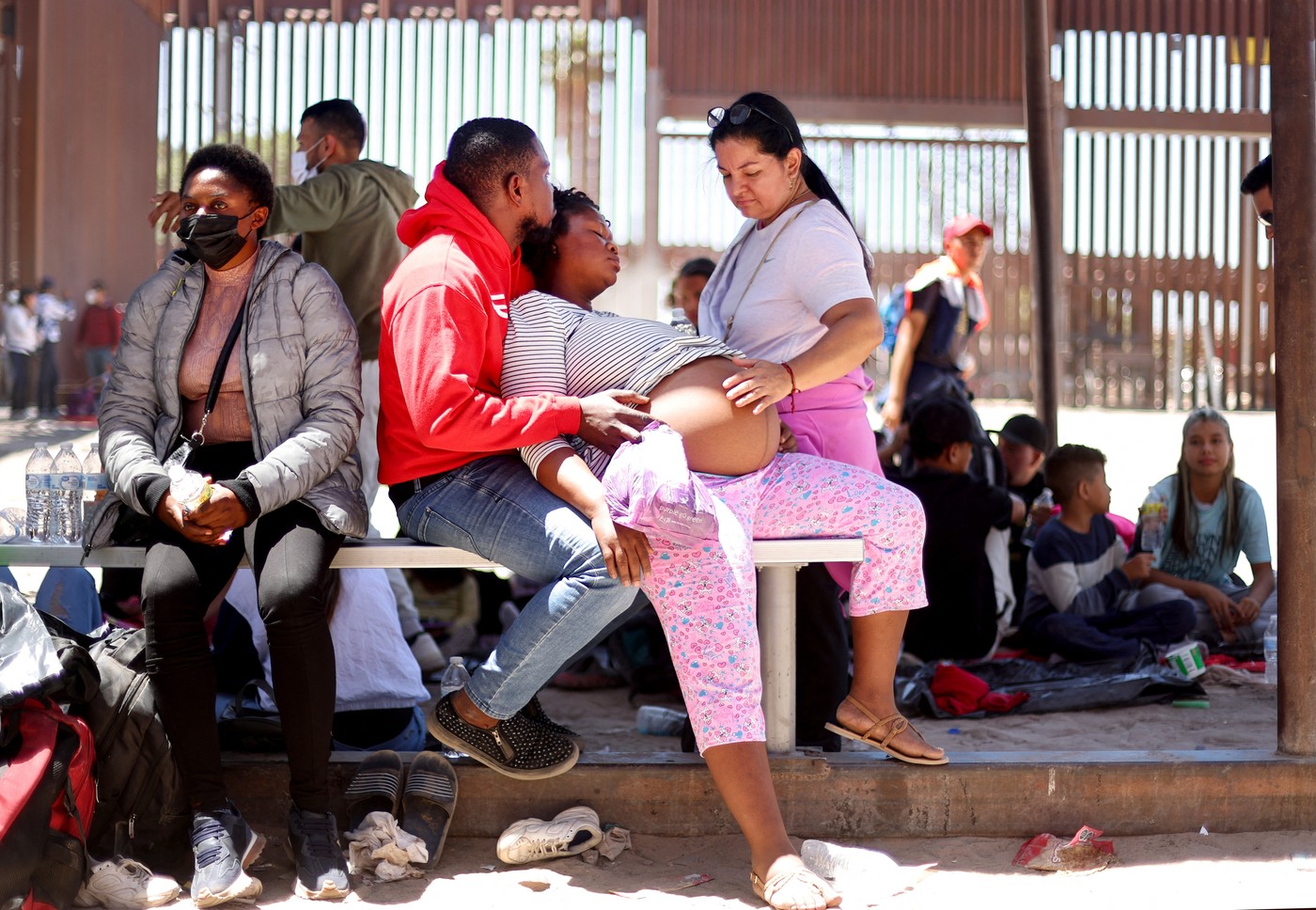 ZDA, migranti, meja, Mehika