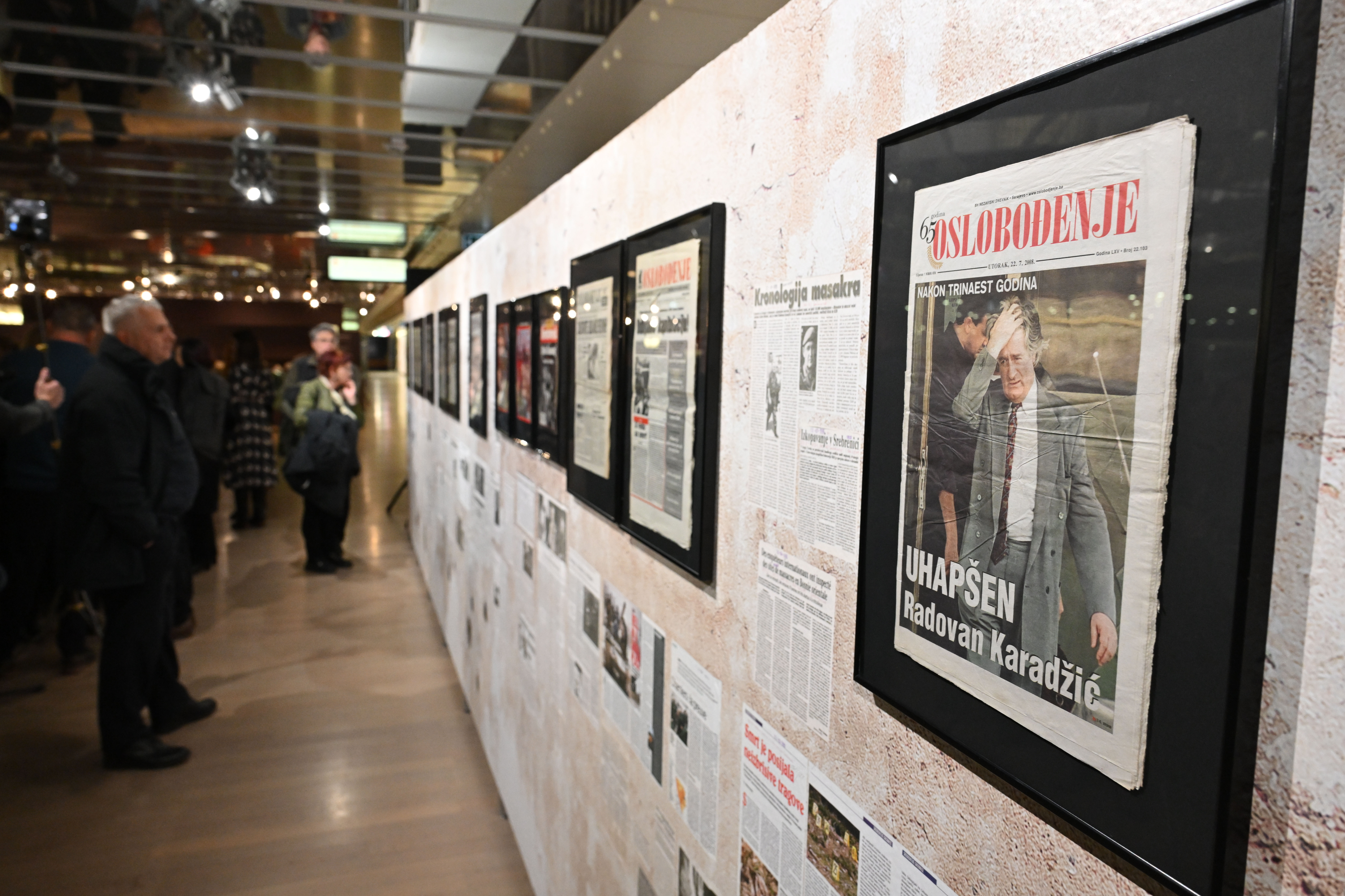 Razstava Vesti, ki niso zbudile vesti v Cankarjevem domu (Foto: Žiga Živulović jr./Bobo)