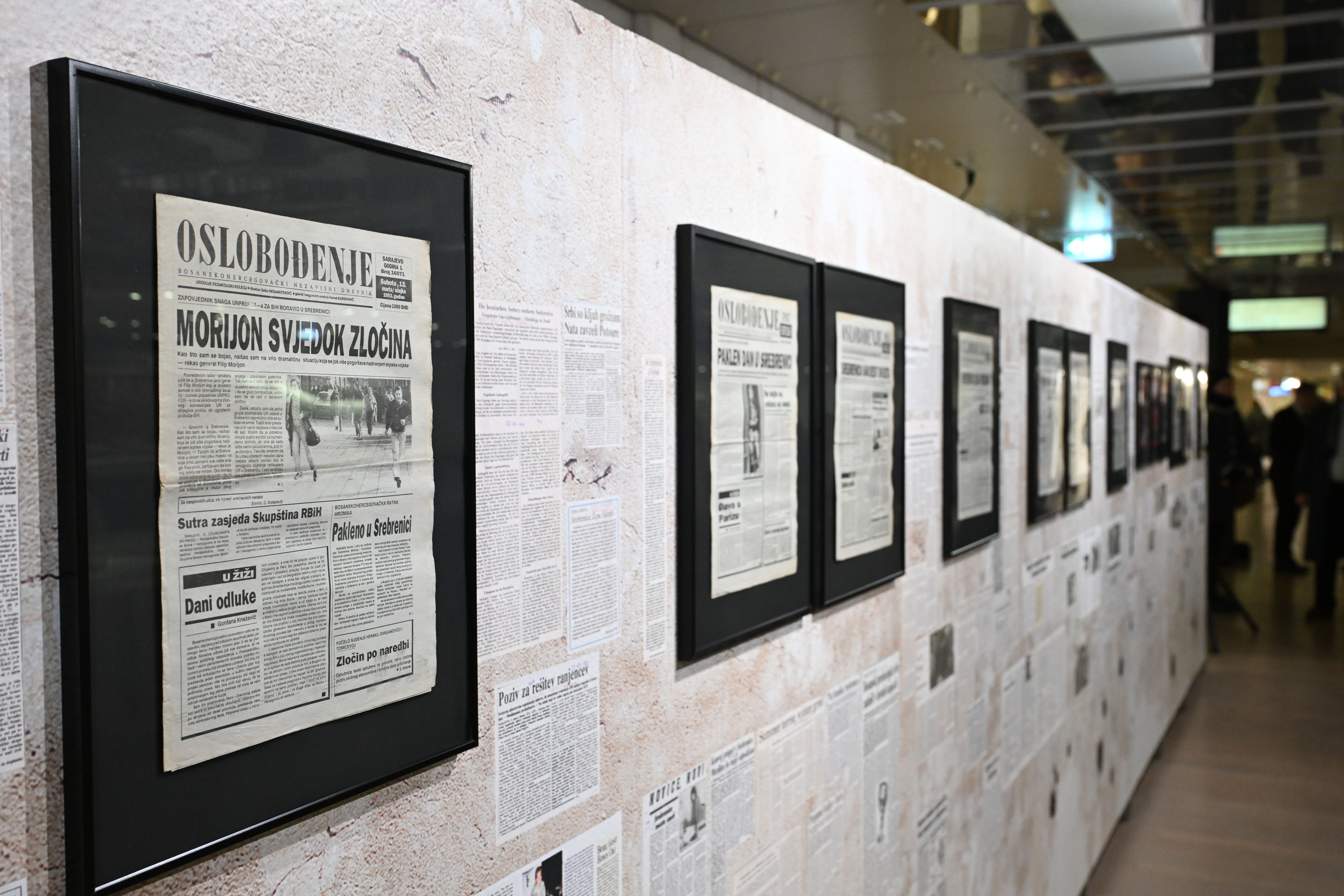 Razstava Vesti, ki niso zbudile vesti v Cankarjevem domu (Foto: Žiga Živulović jr./Bobo)