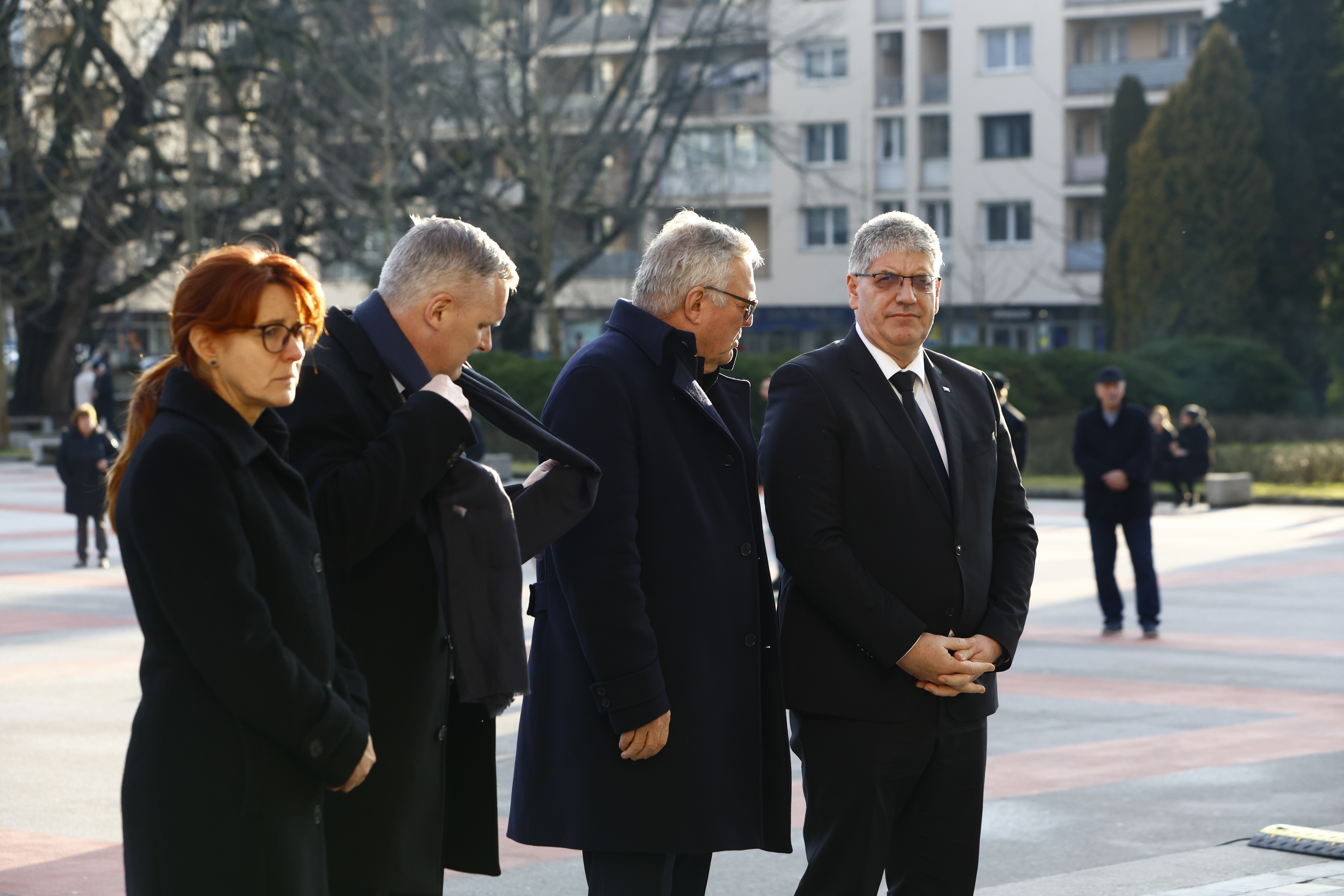 Žalna slovesnost v Velenju (Foto: Borut Živulović/BOBO)