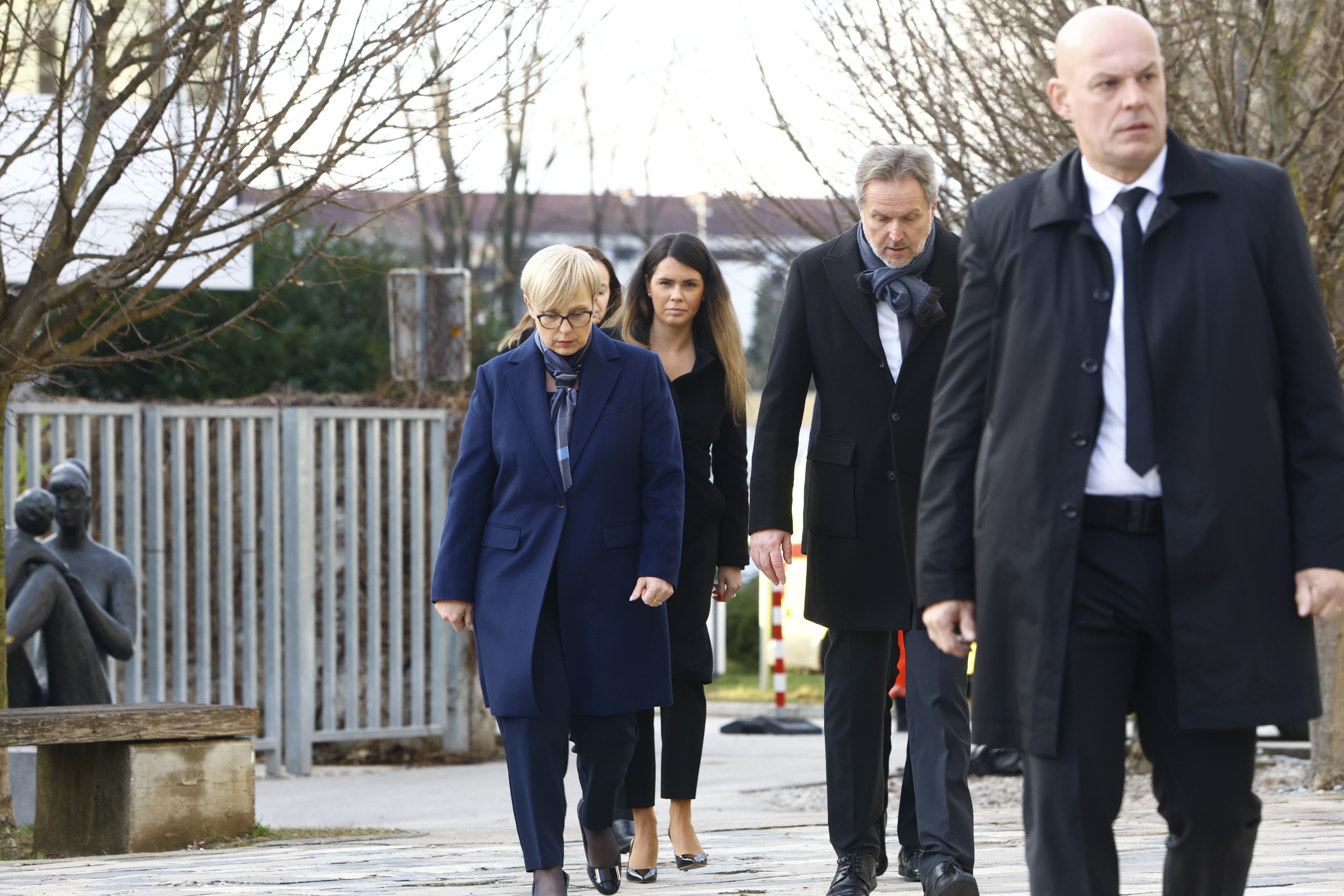 Žalna slovesnost v Velenju (Foto: Borut Živulović/BOBO)