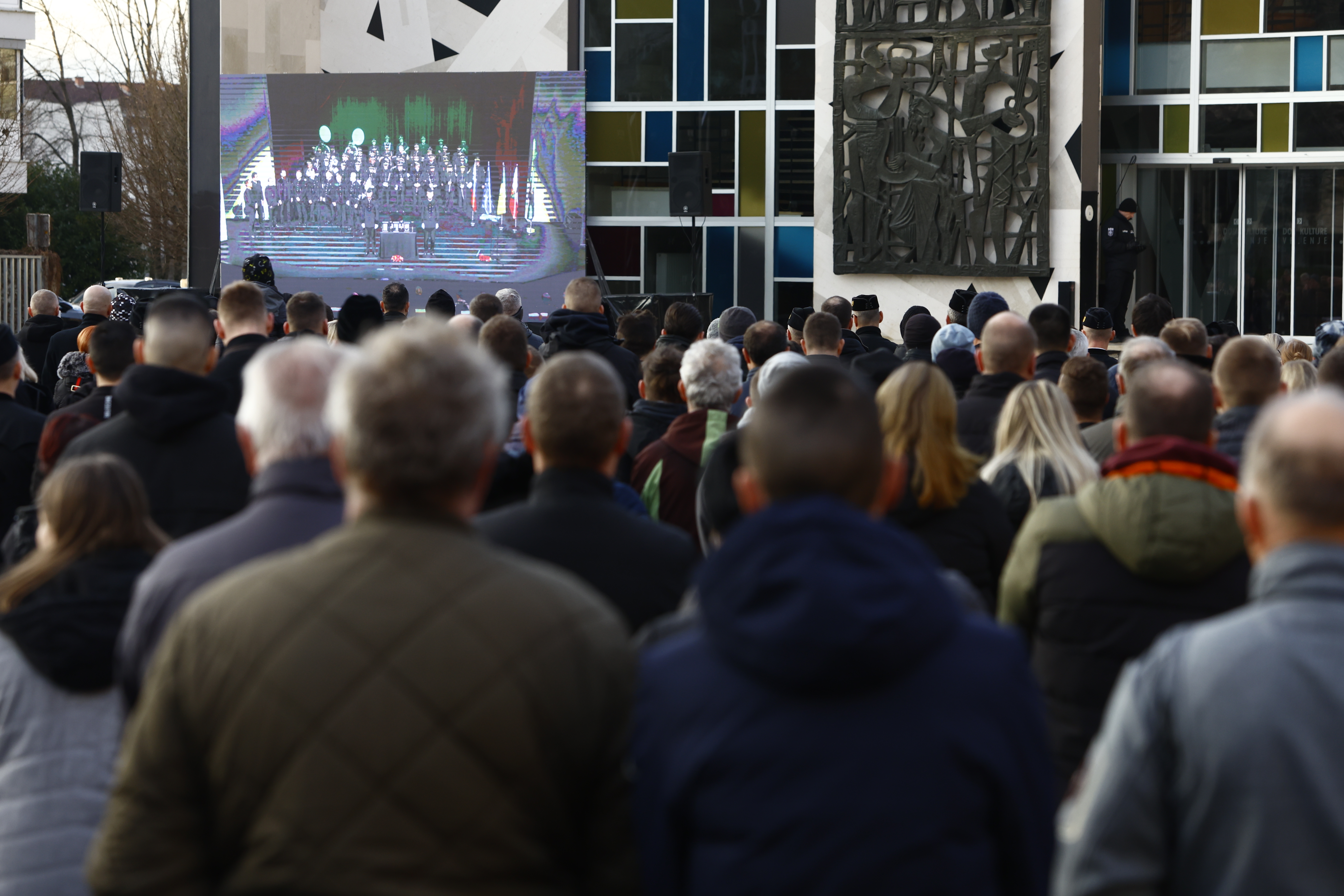 Žalna slovesnost v Velenju (Foto: Borut Živulović/BOBO)